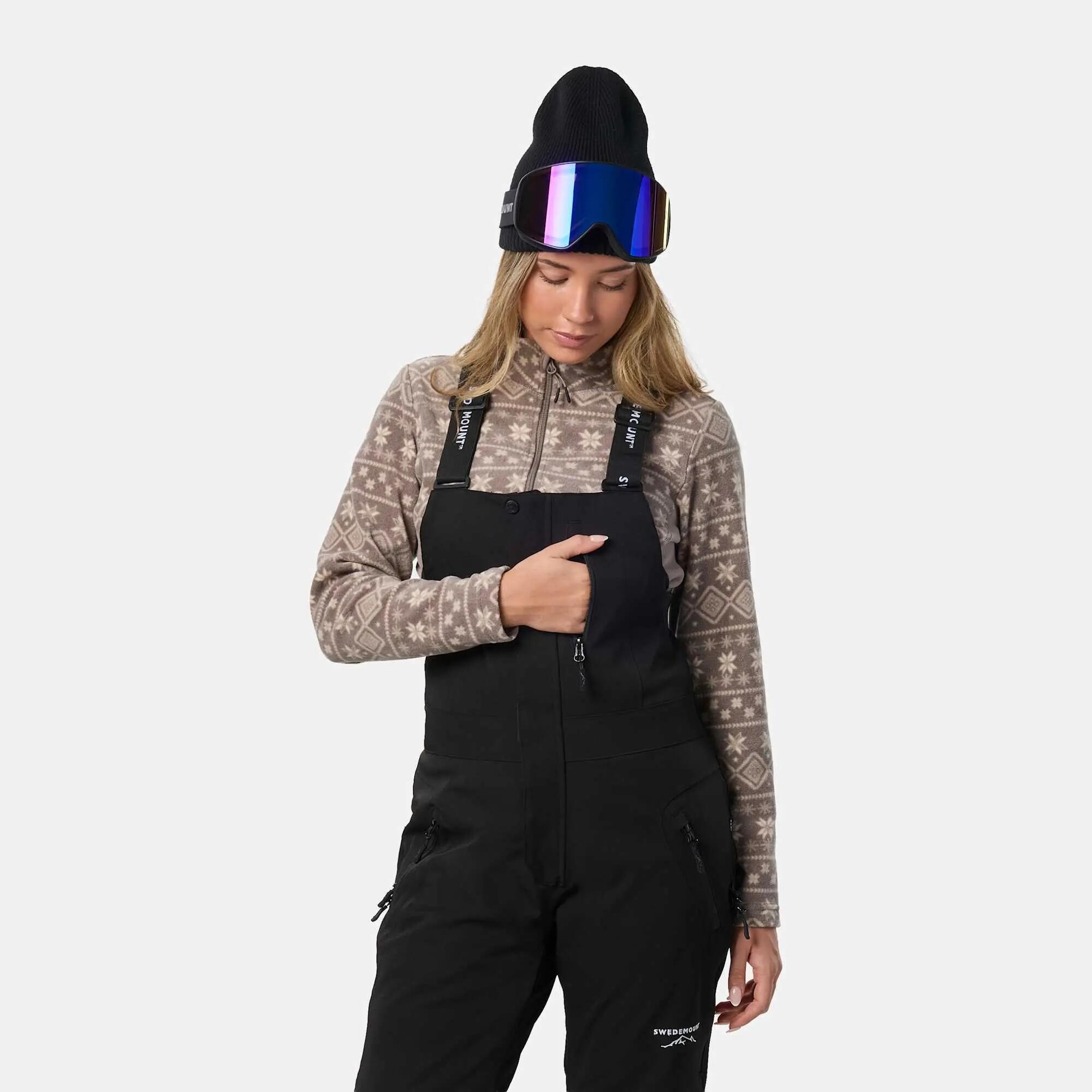 Pantaloni Con Bretelle Sci Donna Impermeabile Cervinia 5/13