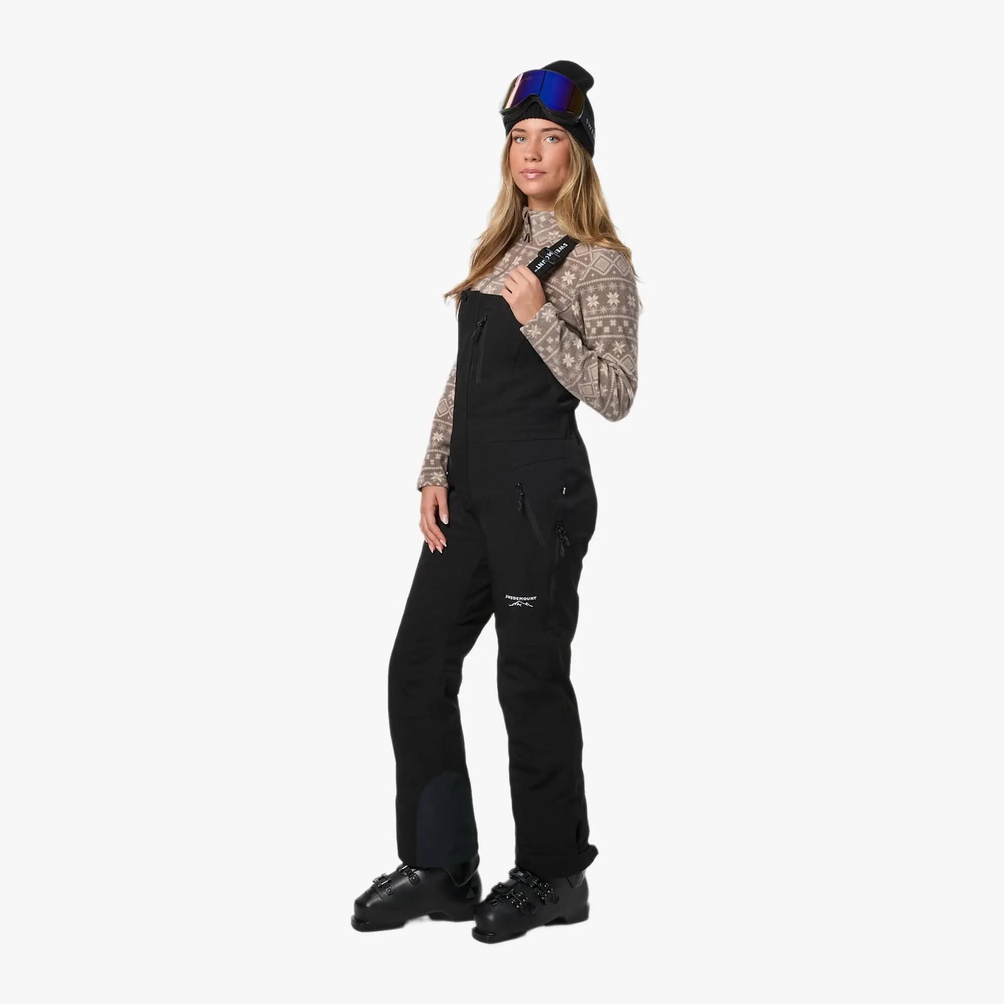 Pantaloni Con Bretelle Sci Donna Impermeabile Cervinia 4/13