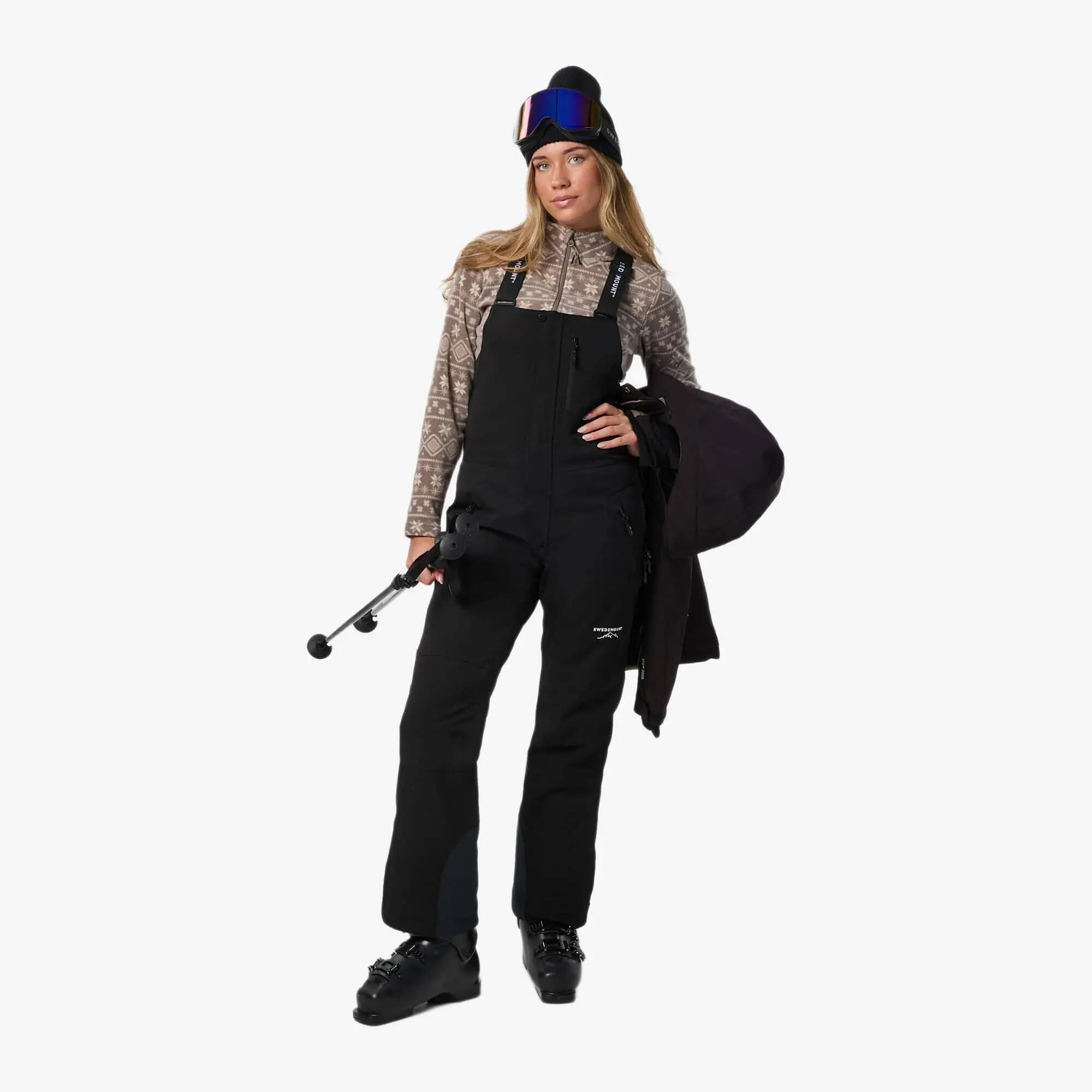 Pantaloni Con Bretelle Sci Donna Impermeabile Cervinia 3/13