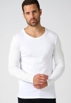 T-shirt thermique Thermolactyl manches longues, double face - Gris