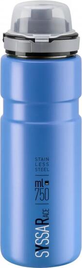 Gourde ELITE Syssa Race Hellblau matt 750 ml - gourde robuste en acier inoxydabl