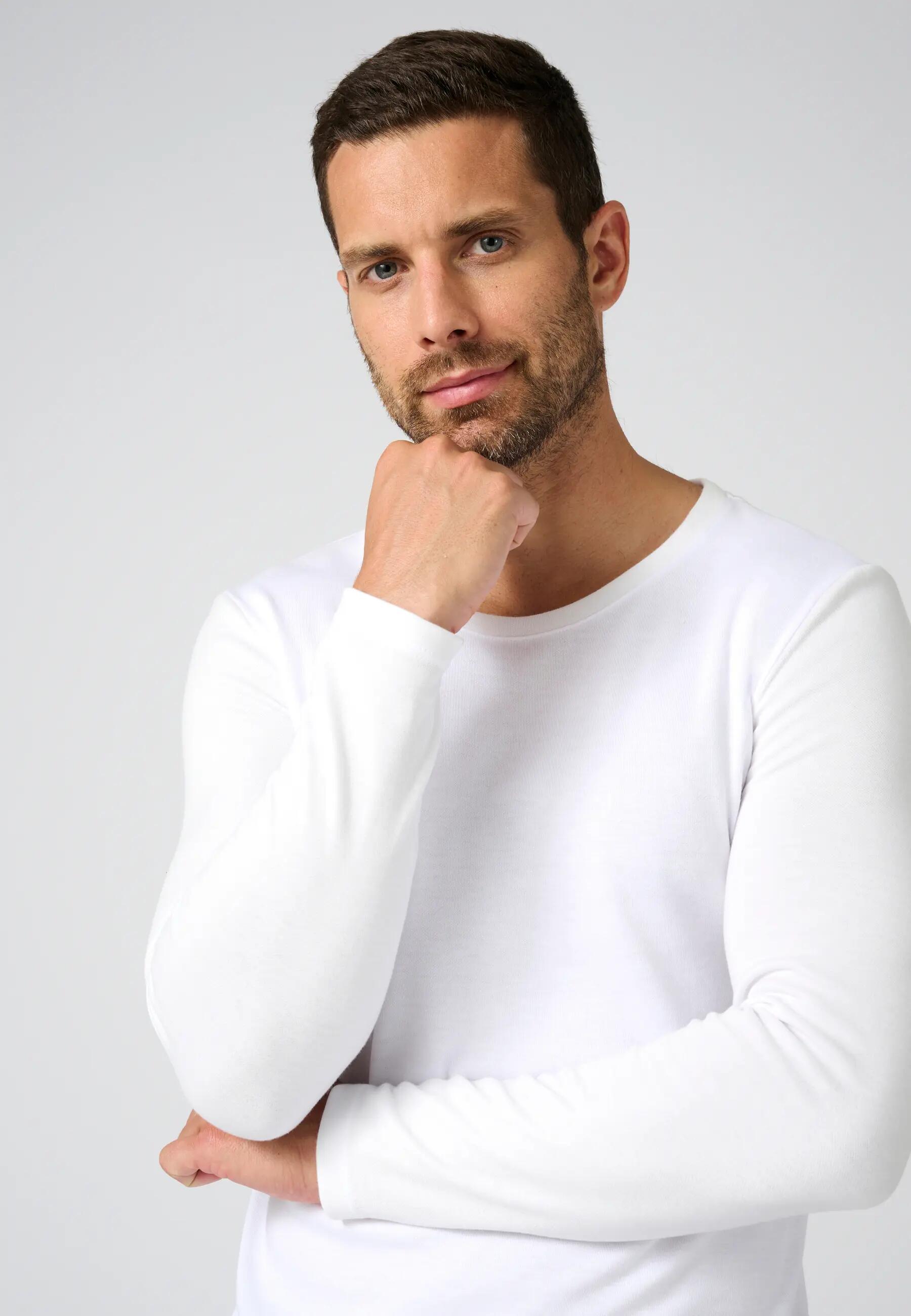 T-shirt thermique Thermolactyl manches longues, double face - Blanc 2/5