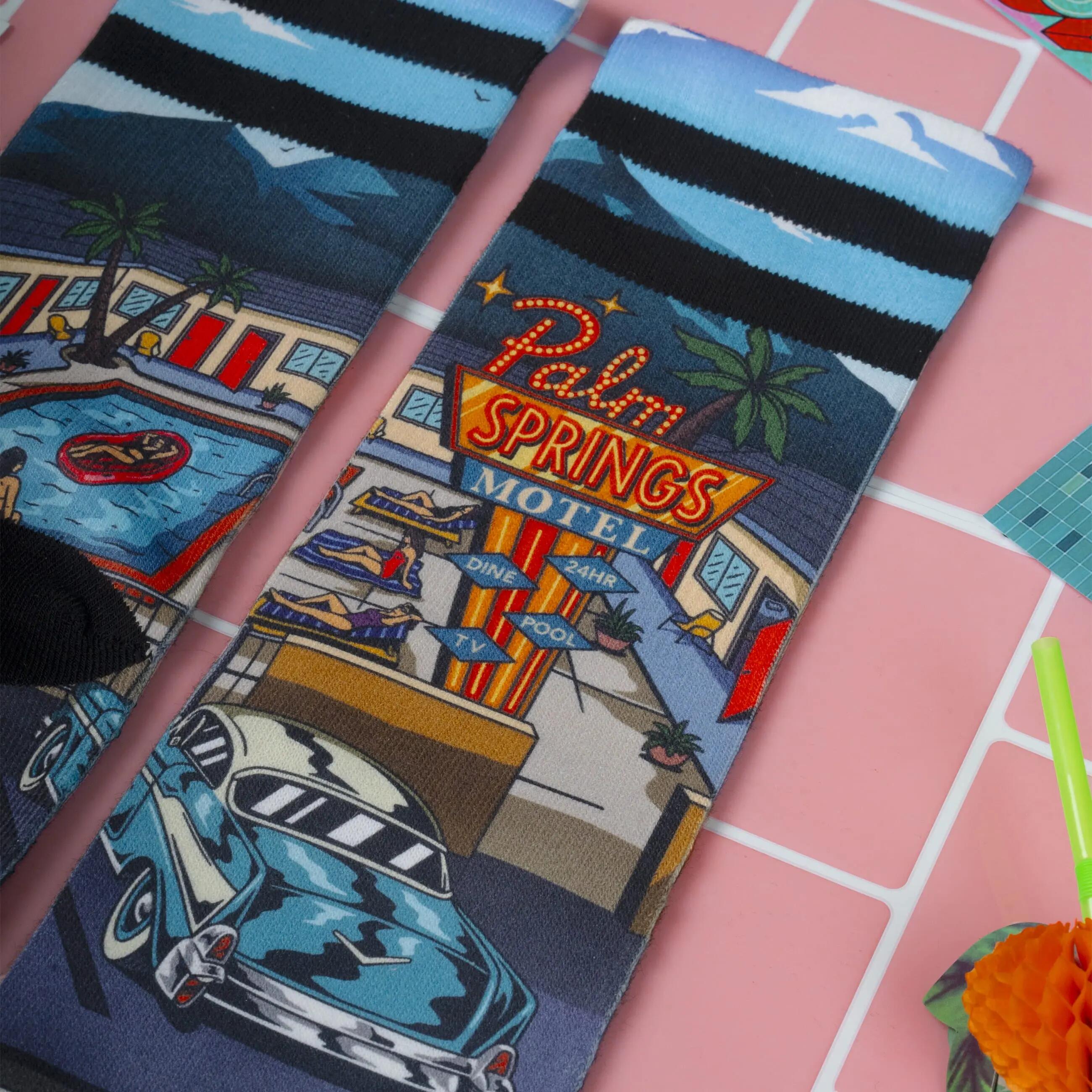 Calzini American Socks Modello Palm Springs Motel Colore Multicolore 8/9