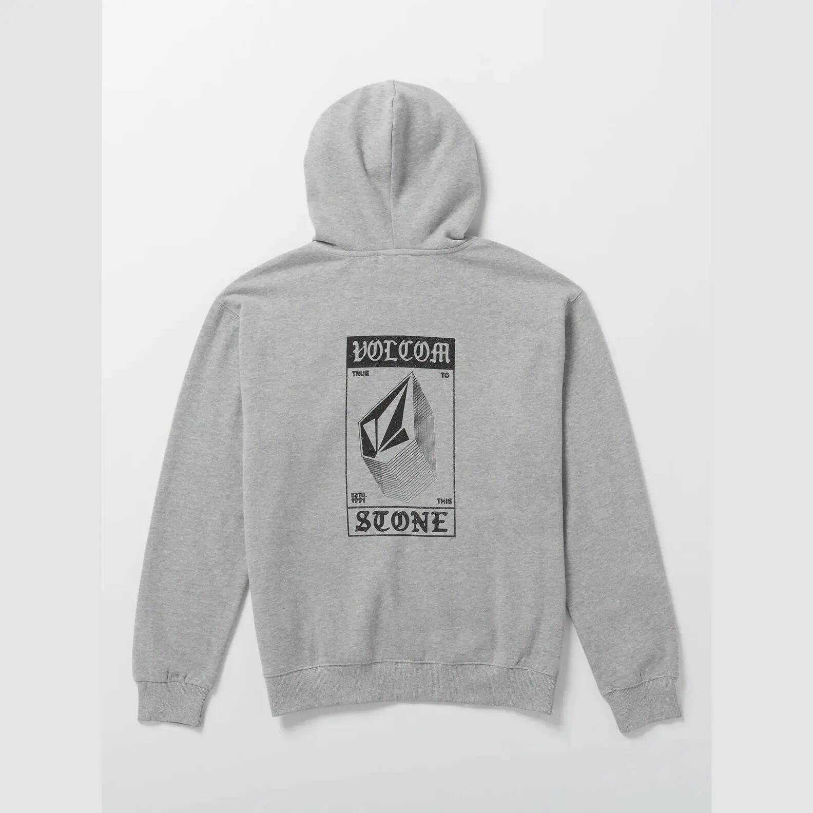 Volcom Watanite Kapuzenpullover Grau Meliert 4/4