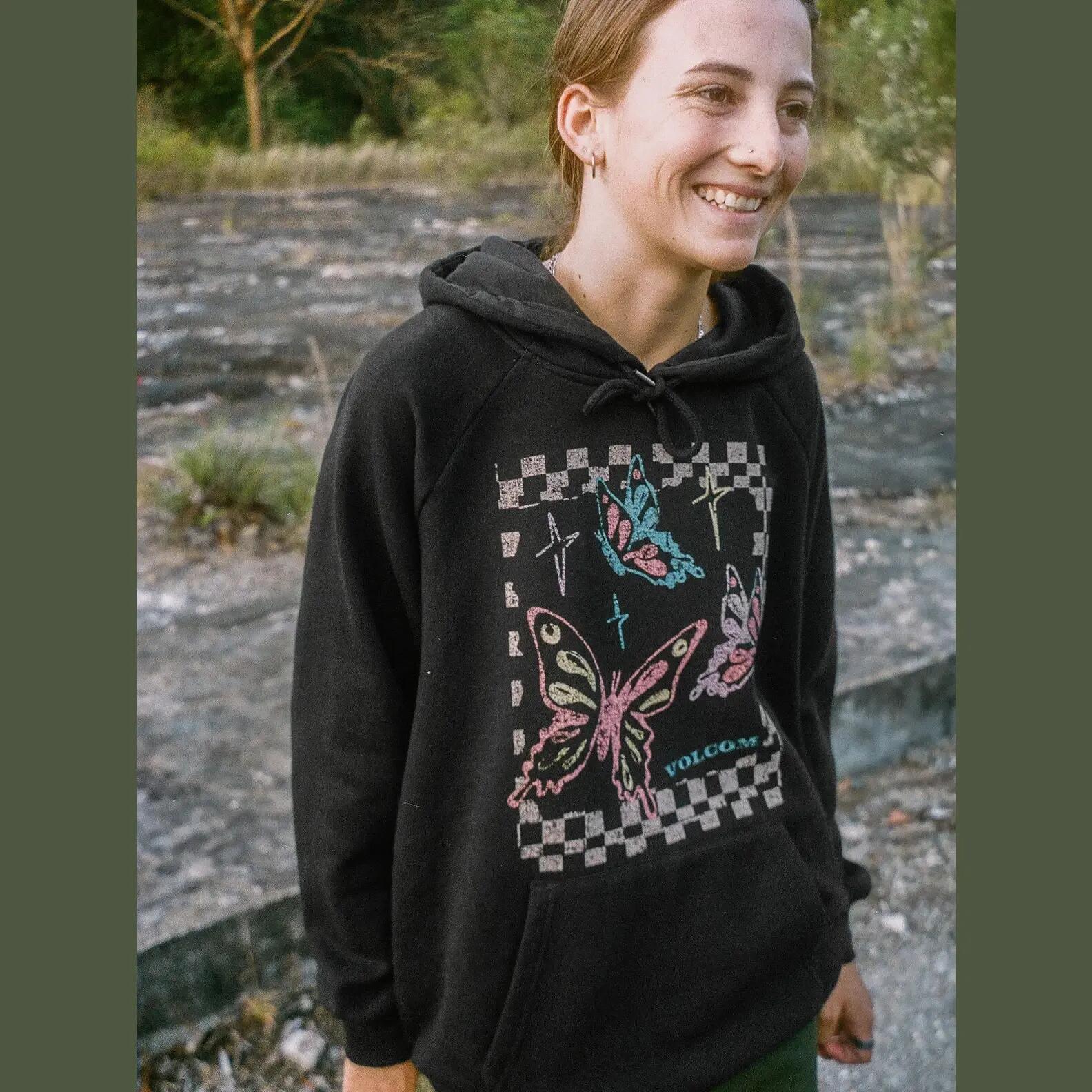 Sweatshirt com capuz Volcom Truly Stoked Preto 4/4
