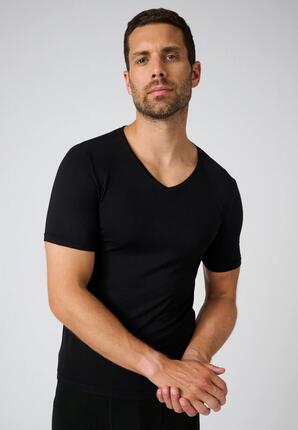 T-shirt manches courtes col V thermique Thermolactyl Sensitive