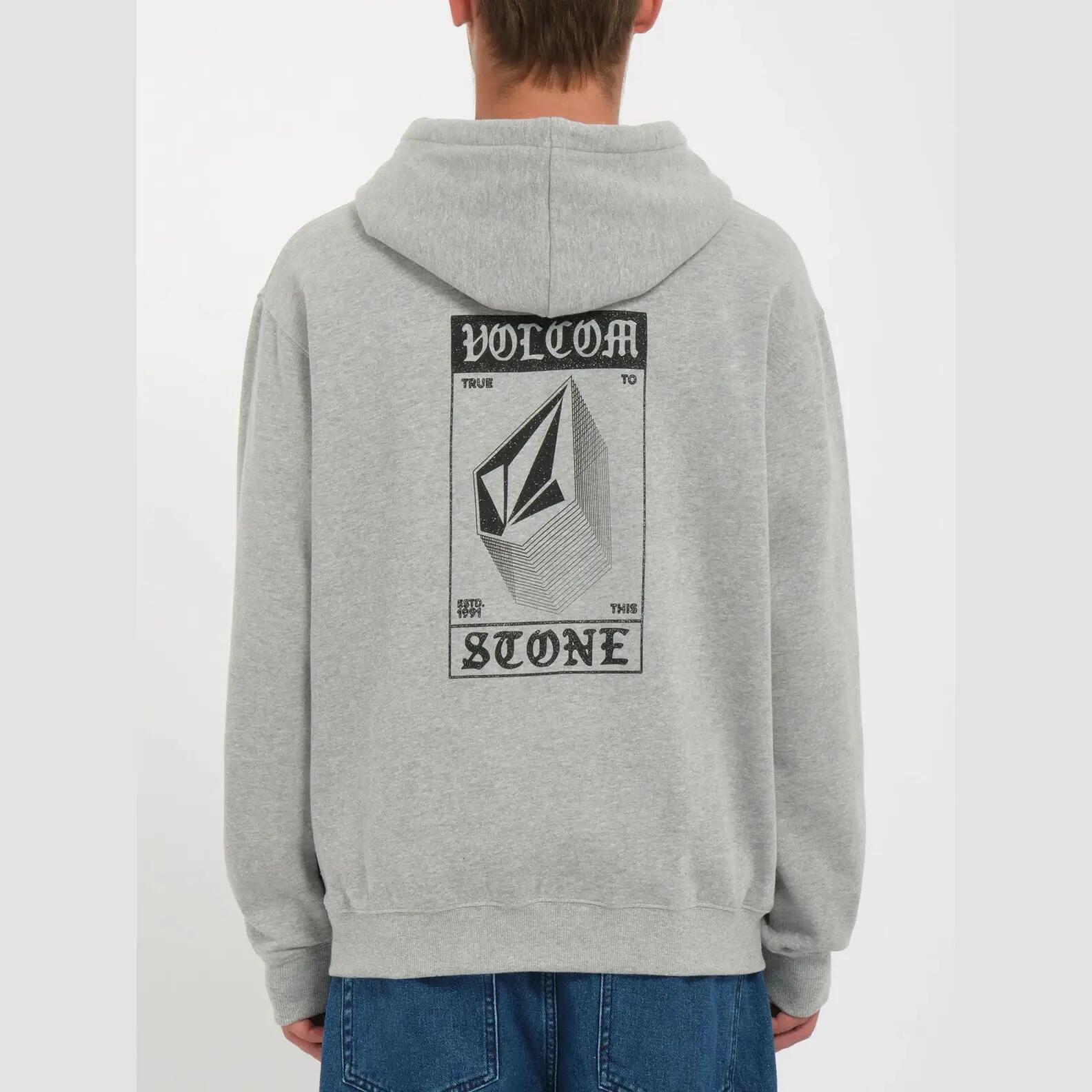 Volcom Watanite Kapuzenpullover Grau Meliert 2/4