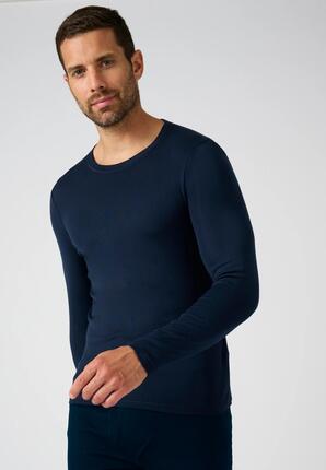 T-shirt manches longues thermique Thermolactyl Sensitive - Bleu