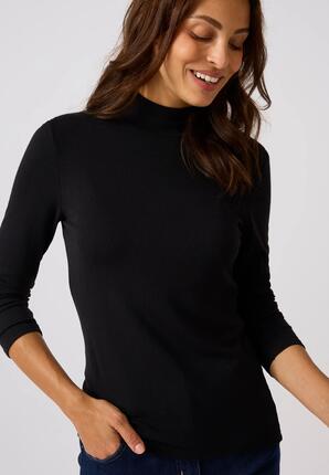 T-shirt col montant fine côte, thermique Thermolactyl Sensitive - Blanc