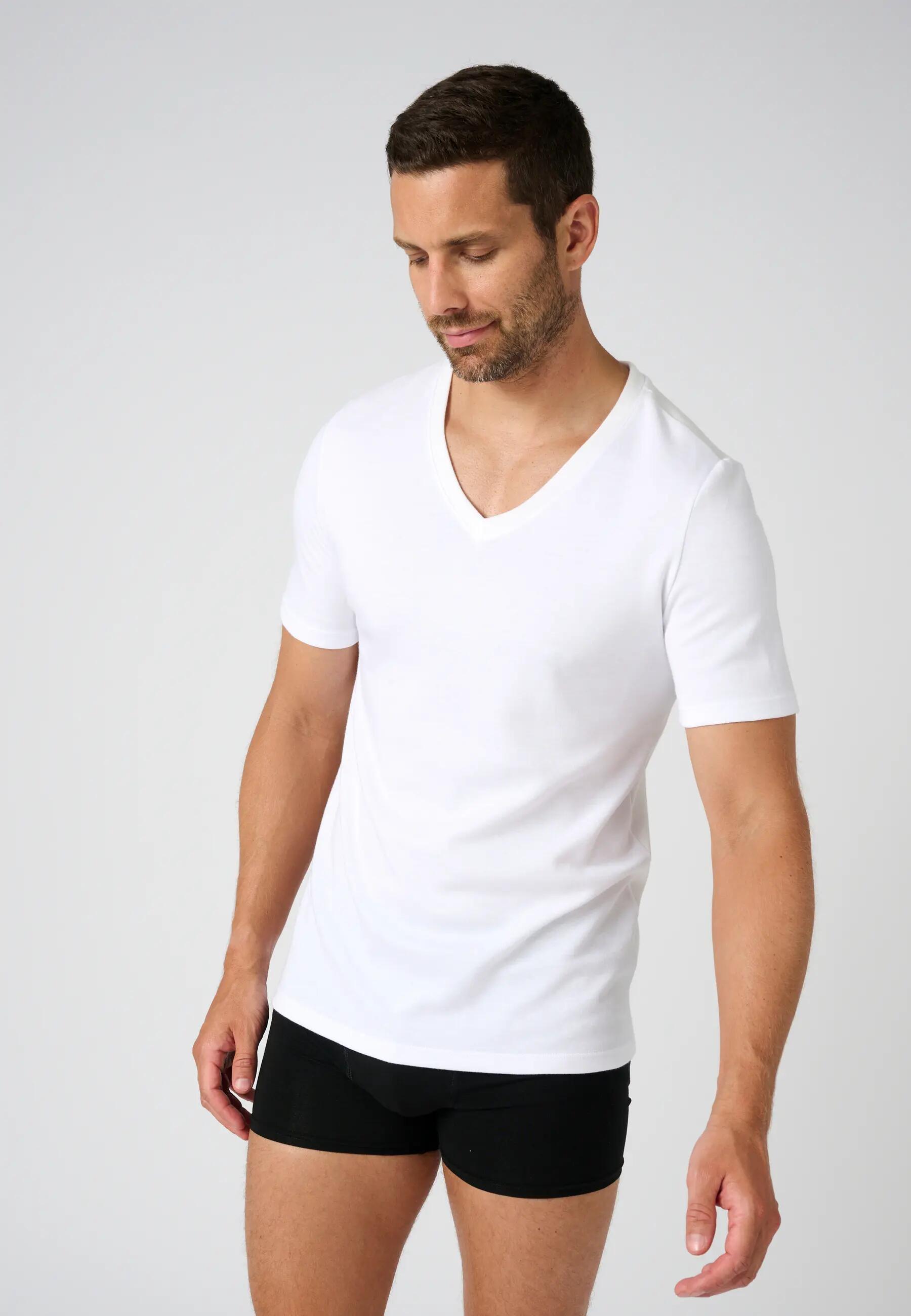T-shirt double face col V thermique Thermolactyl 4/5