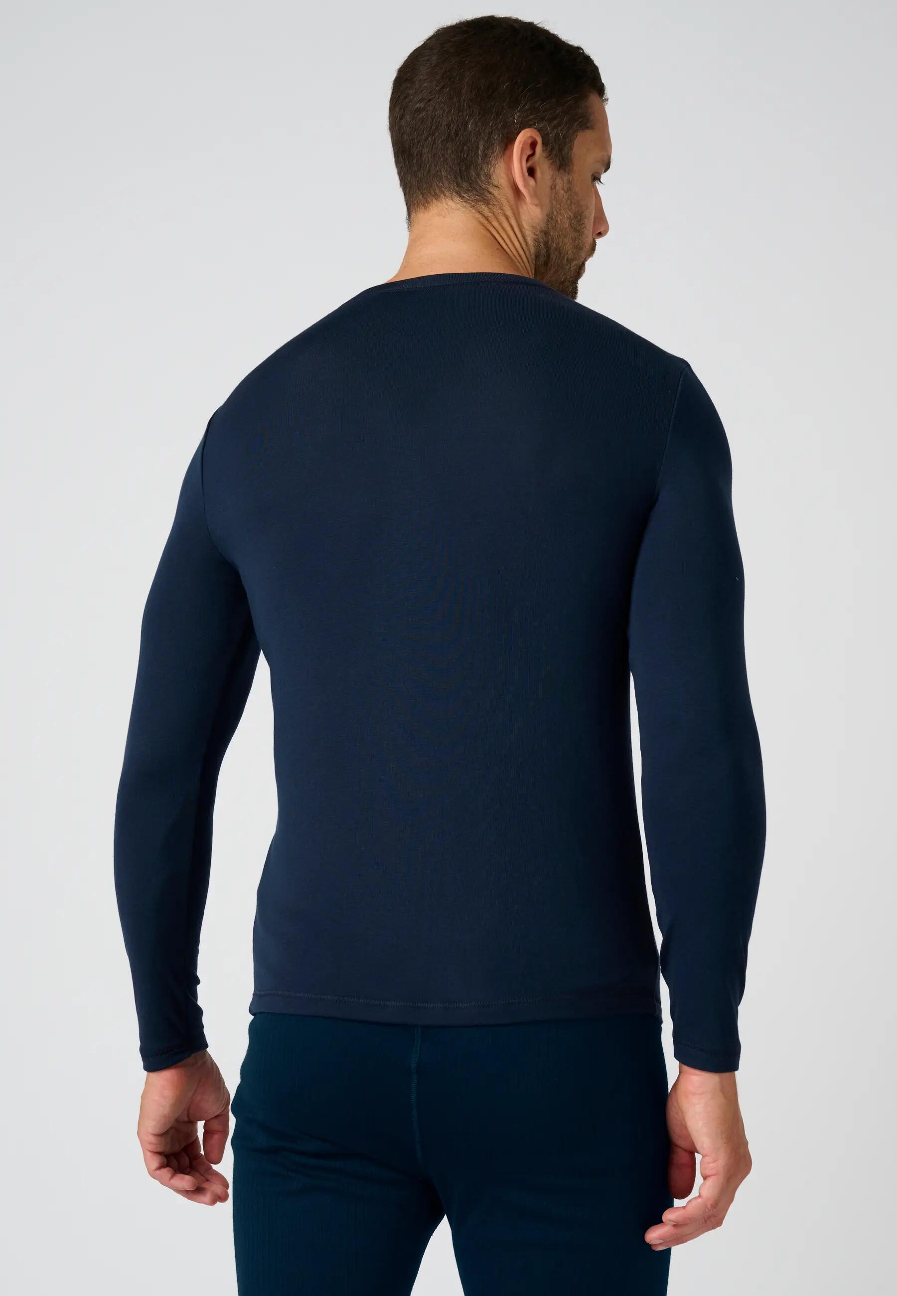 T-shirt manches longues thermique Thermolactyl Sensitive - Bleu 3/5