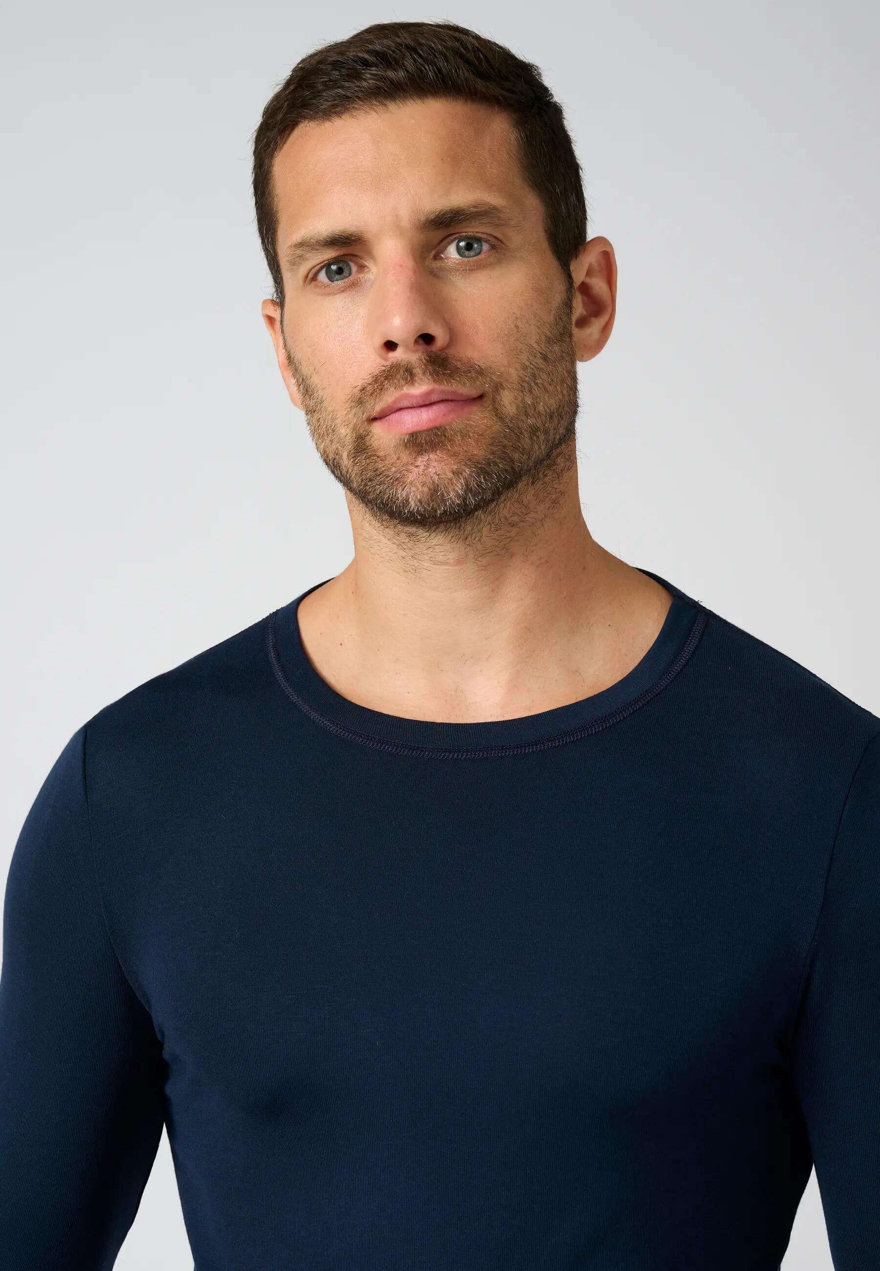 T-shirt manches longues thermique Thermolactyl Sensitive - Bleu 2/5