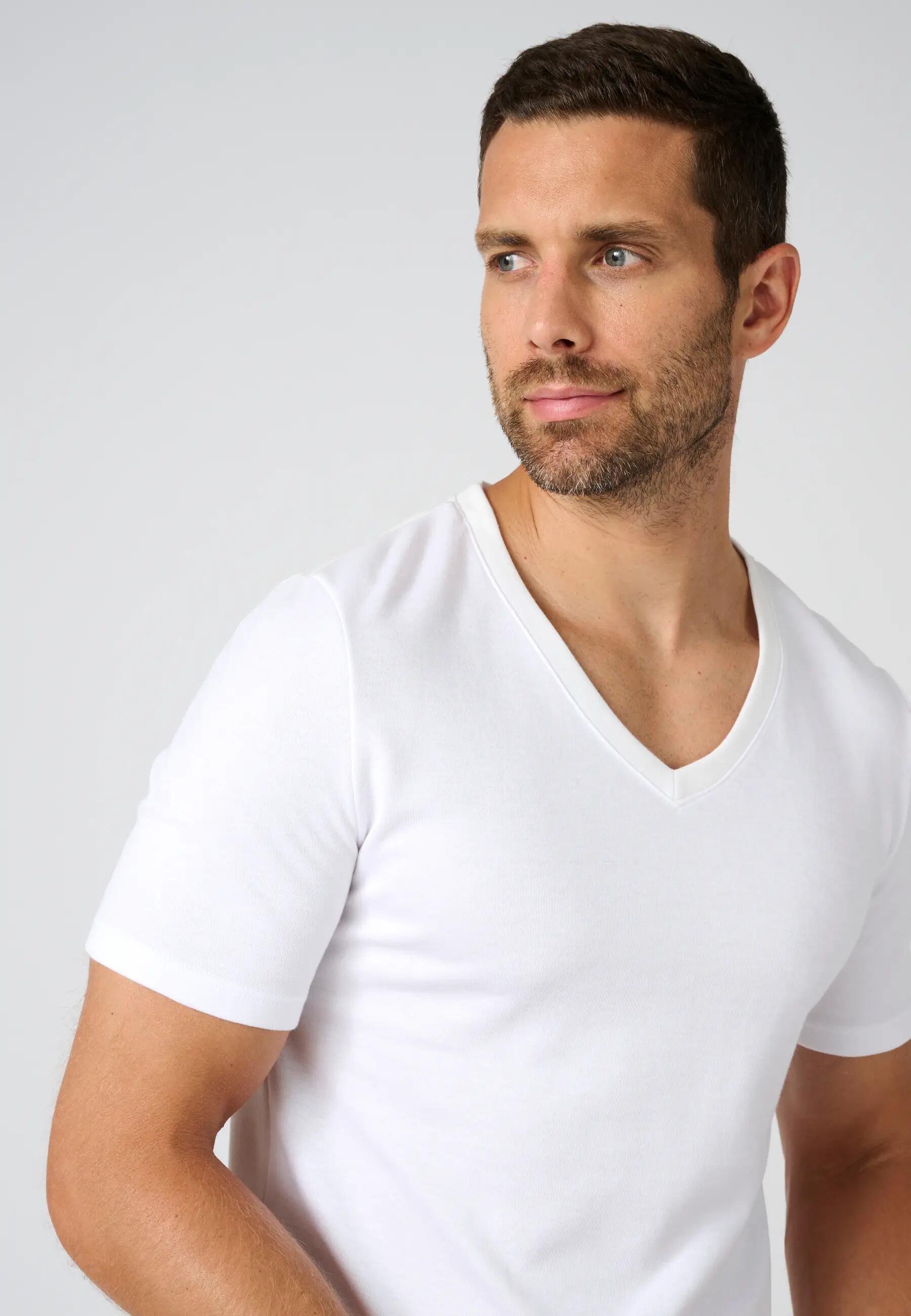 T-shirt double face col V thermique Thermolactyl 2/5