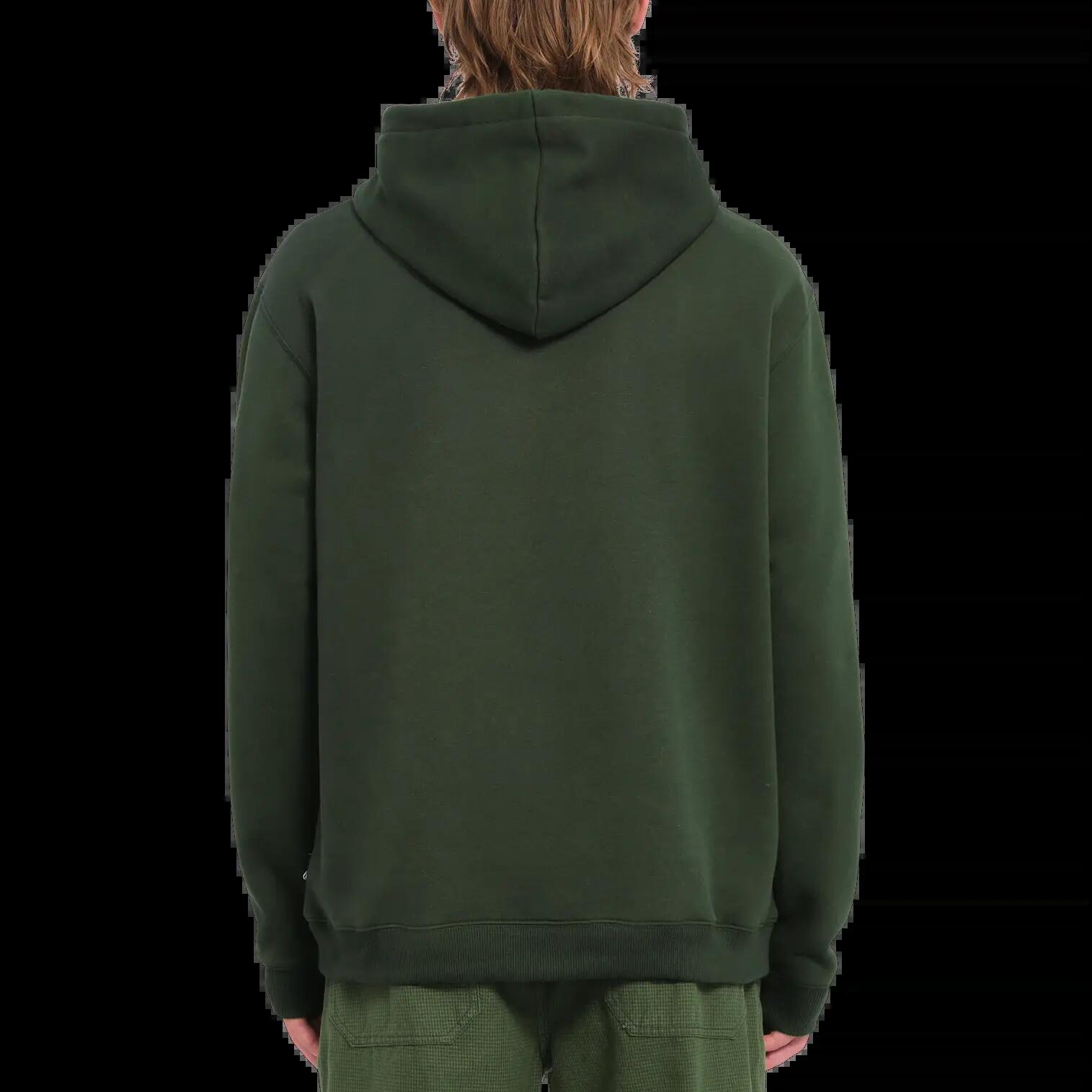 Felpa con cappuccio Volcom Volstoned Verde Scuro 2/2