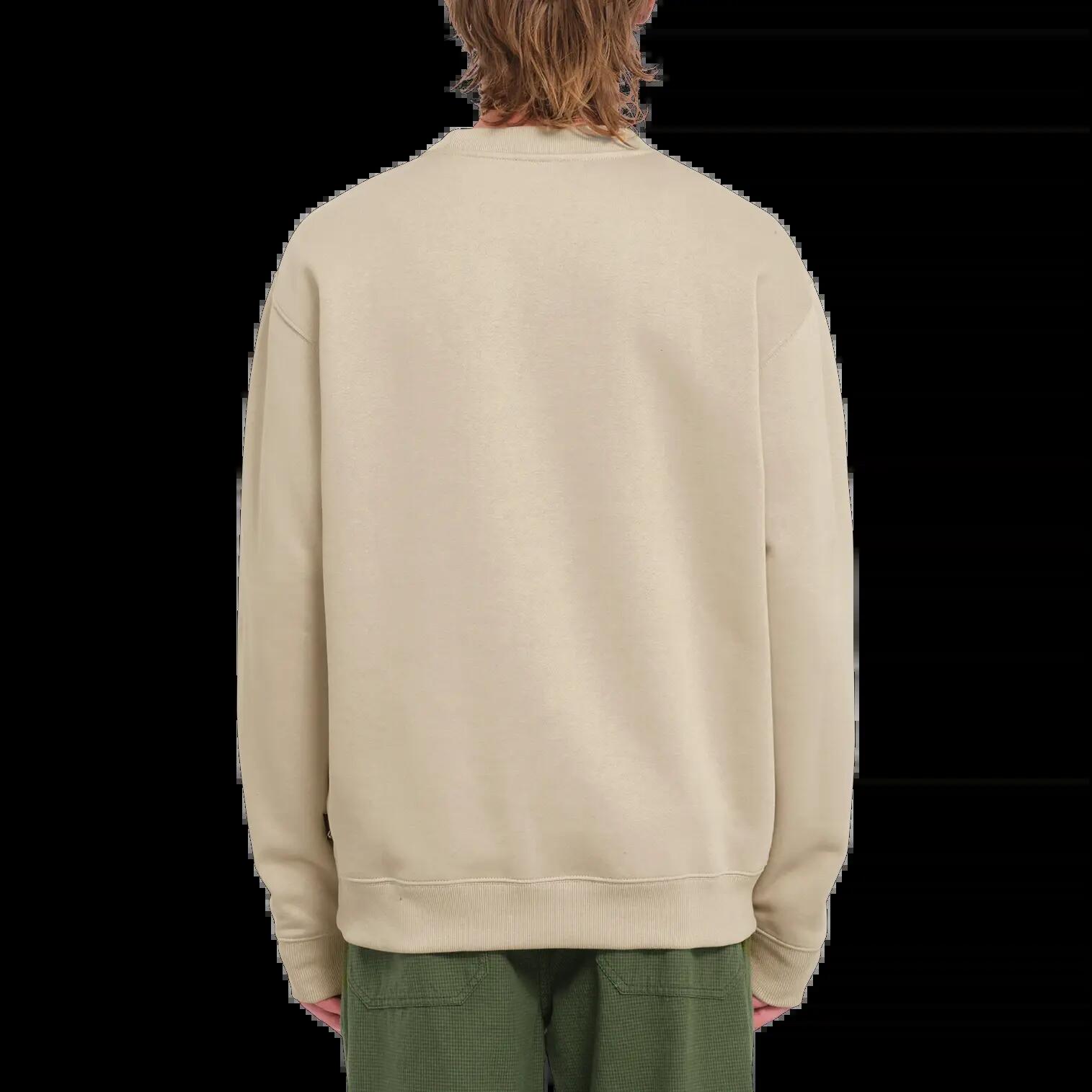 Felpa Volcom Watanite Crew Cachi Chiaro 2/2