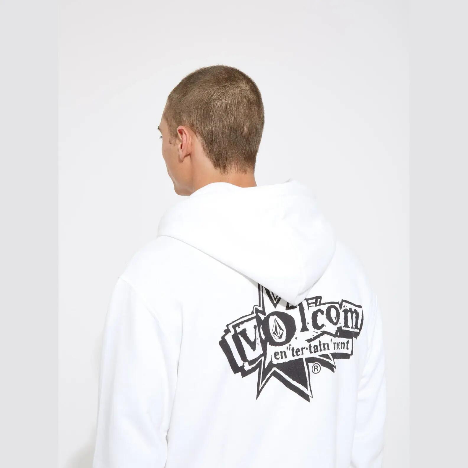 Felpa con cappuccio Volcom V Entertainment Bianco 4/4