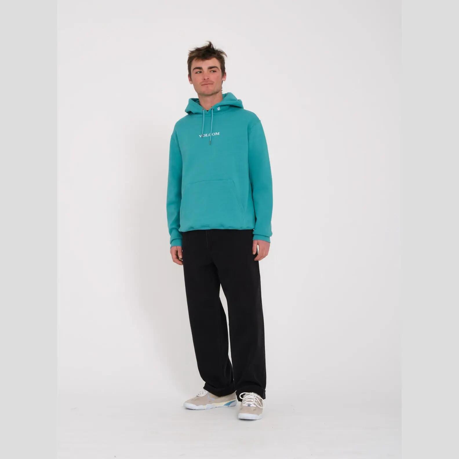 Sweatshirt com capuz Volcom Stone Temple Verde 3/4