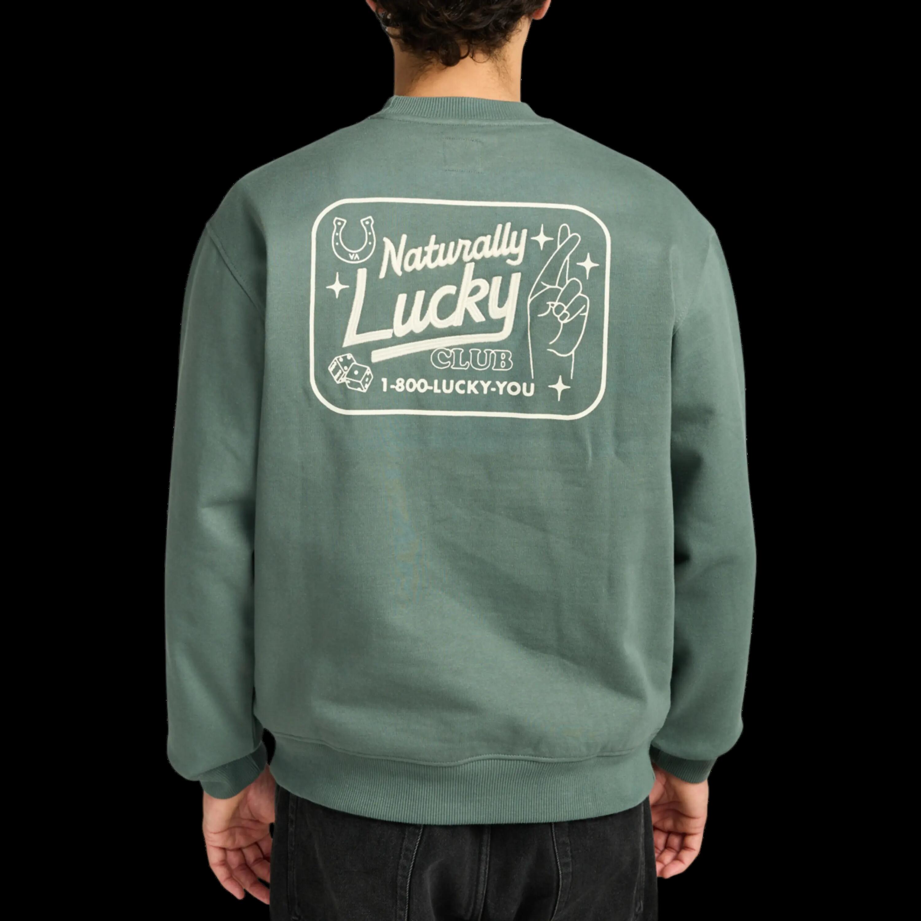 RVCA Lucky Sweatshirt Balsamgrün 2/4