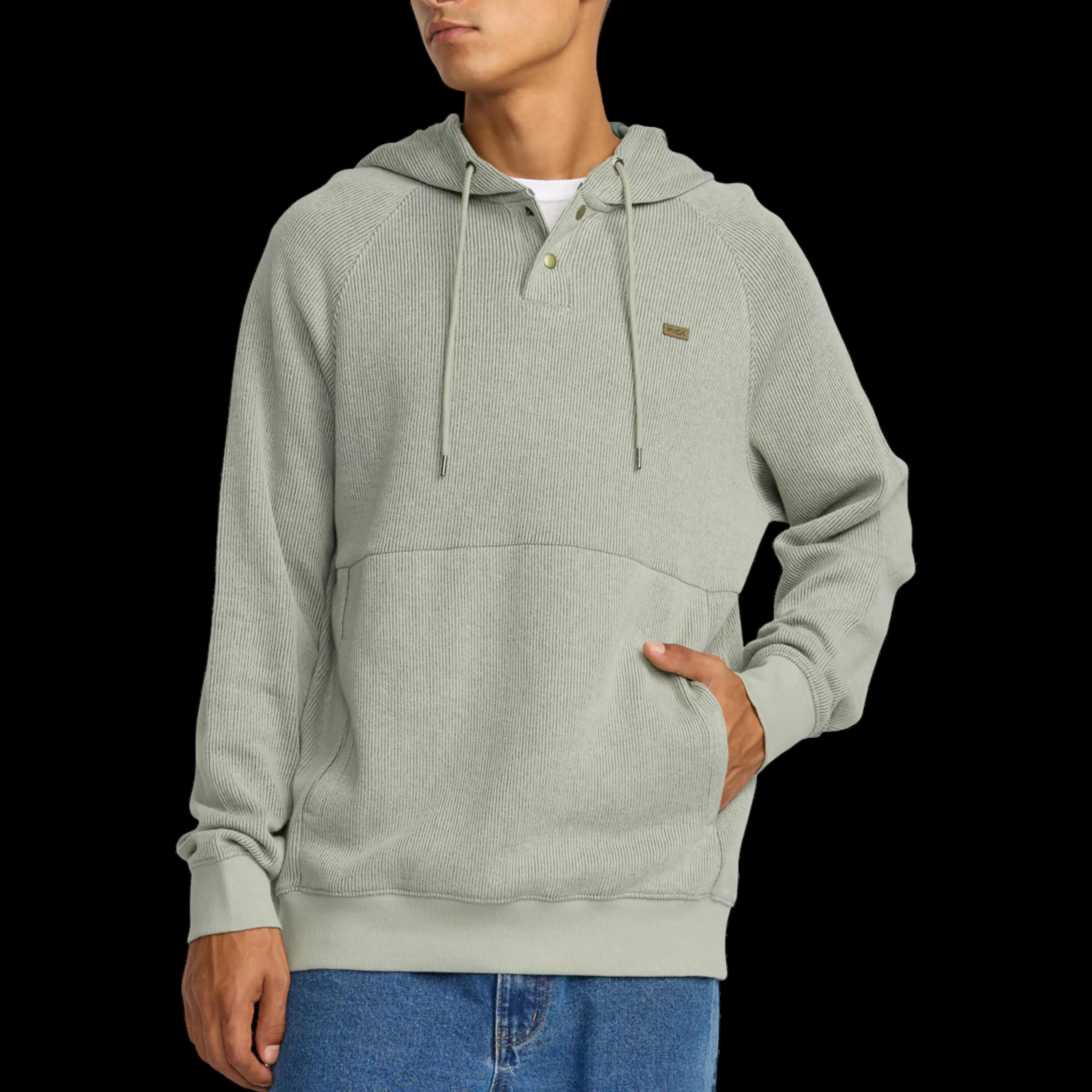 Sudadera con capucha RVCA Port Pullover 3 Verde Oliva 2/4