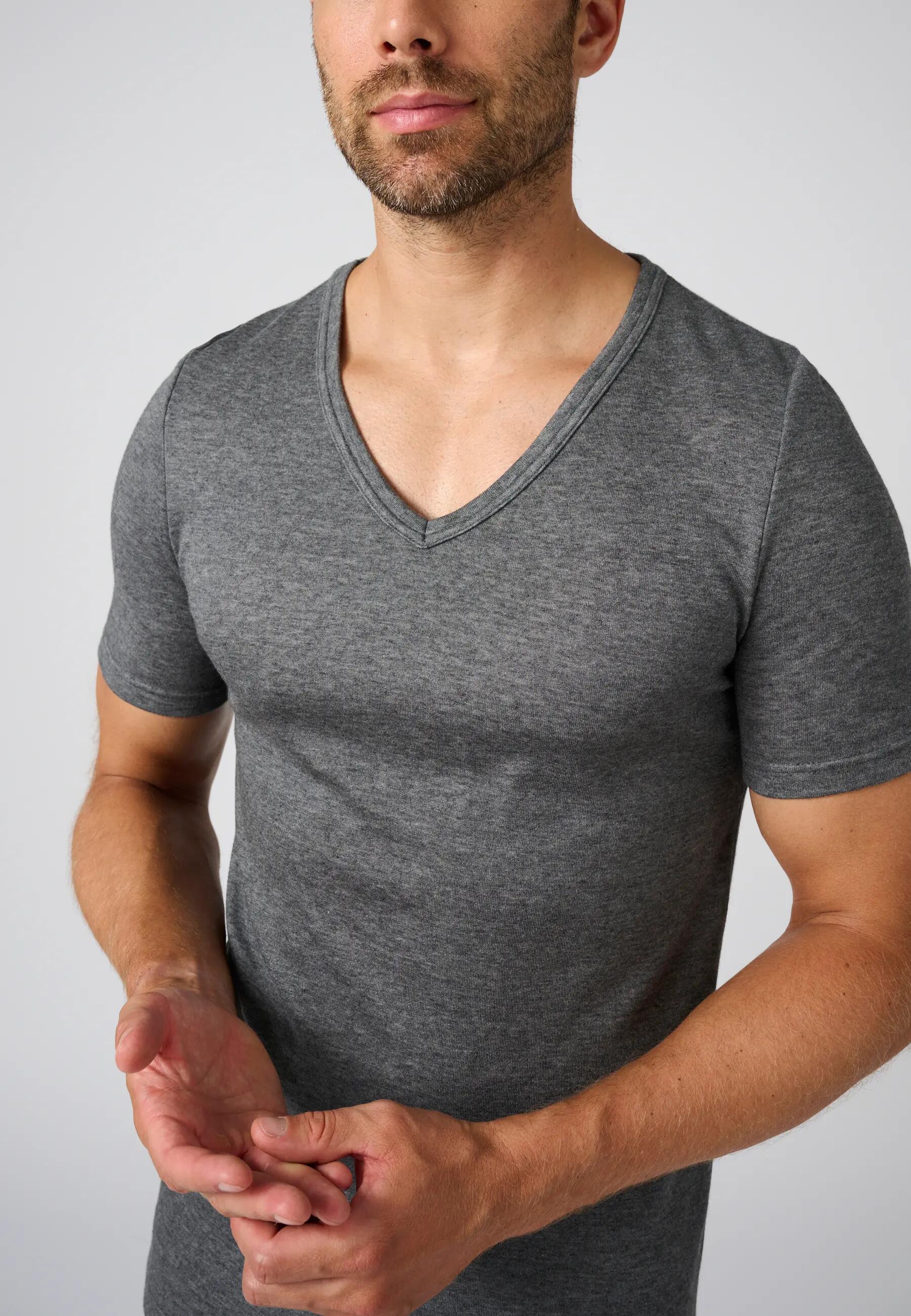 T-shirt double face col V thermique Thermolactyl 2/5