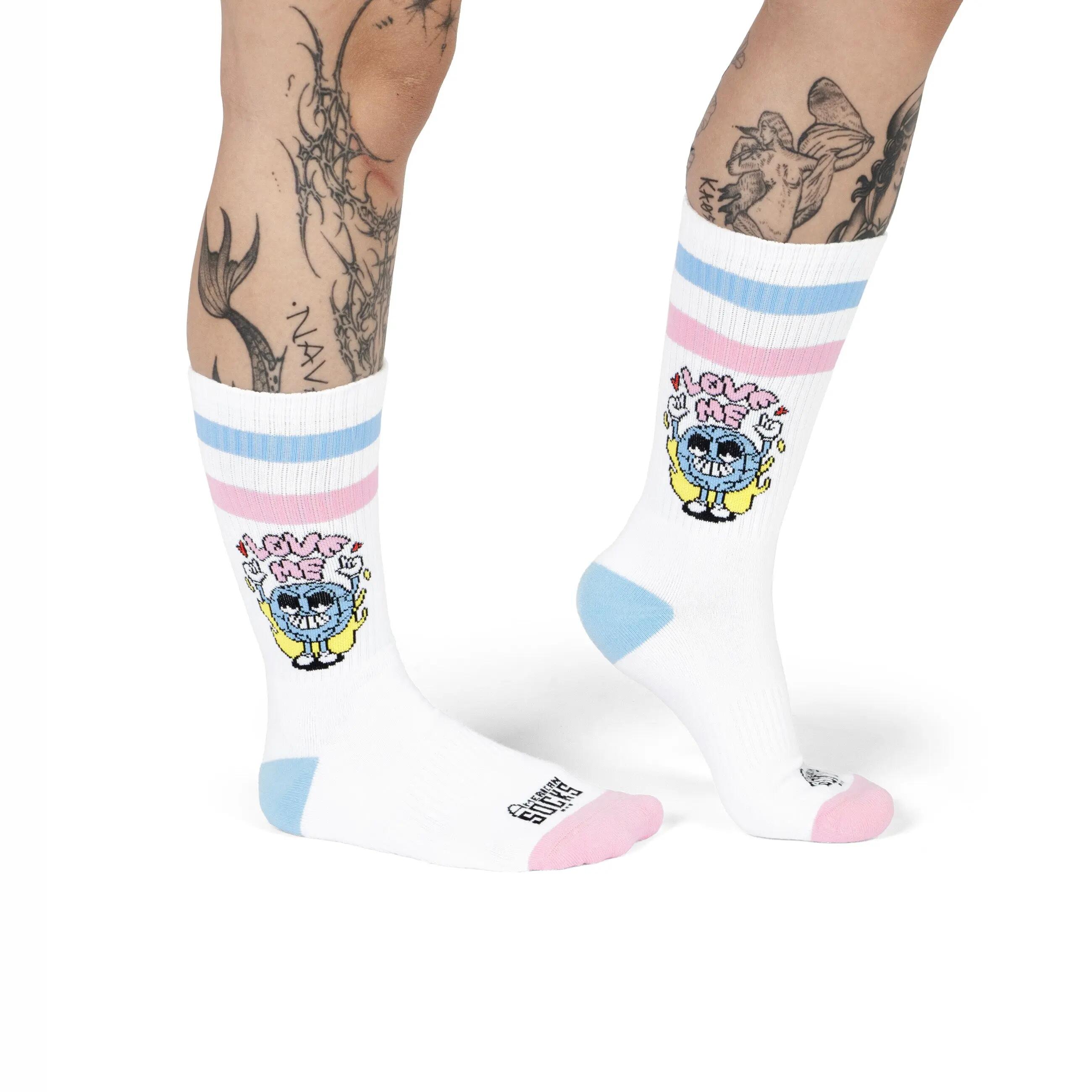 Earth Crush - Calze divertenti streetwear 4/6