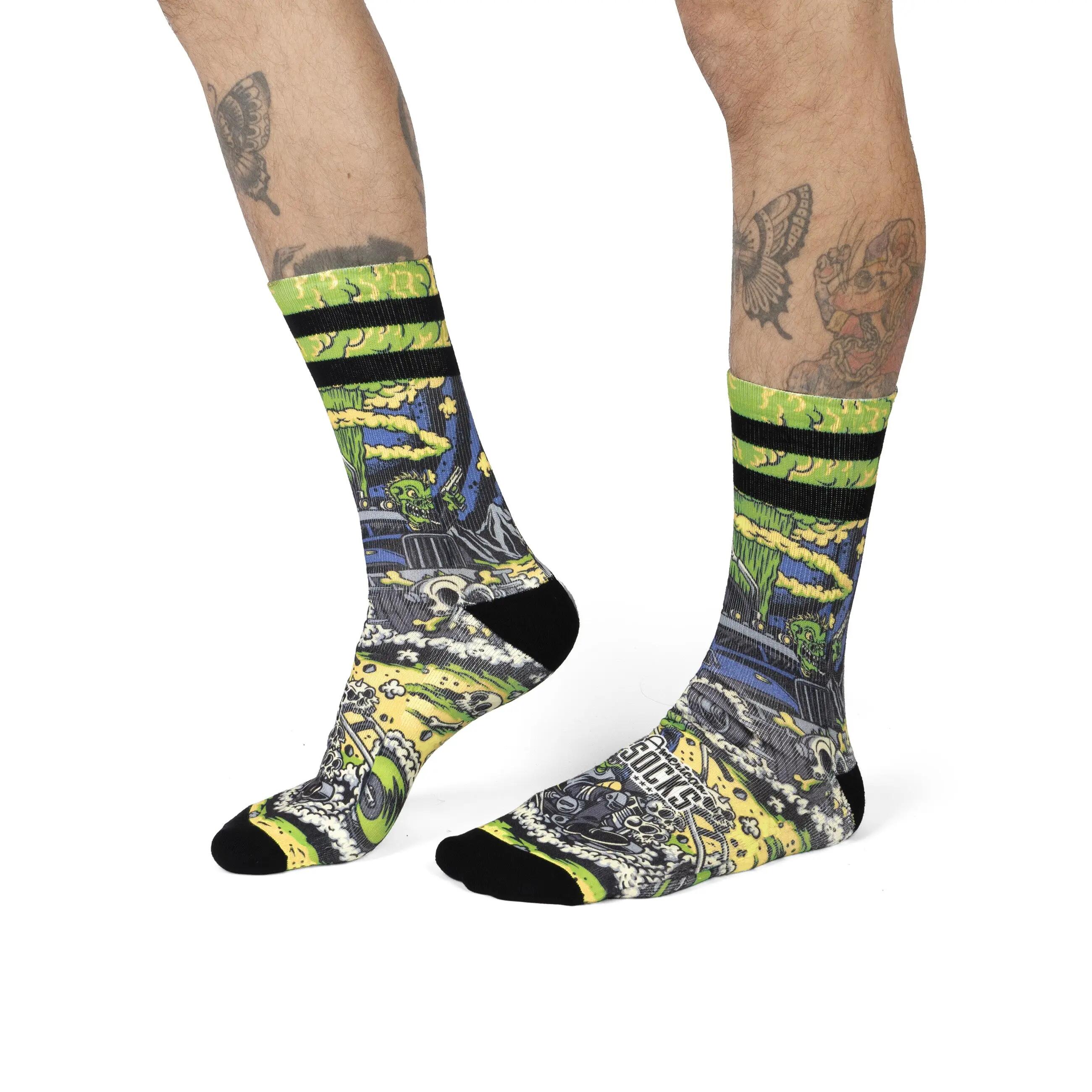 Wasteland - Socken für Laufen, Radfahren und Fitness 3/6