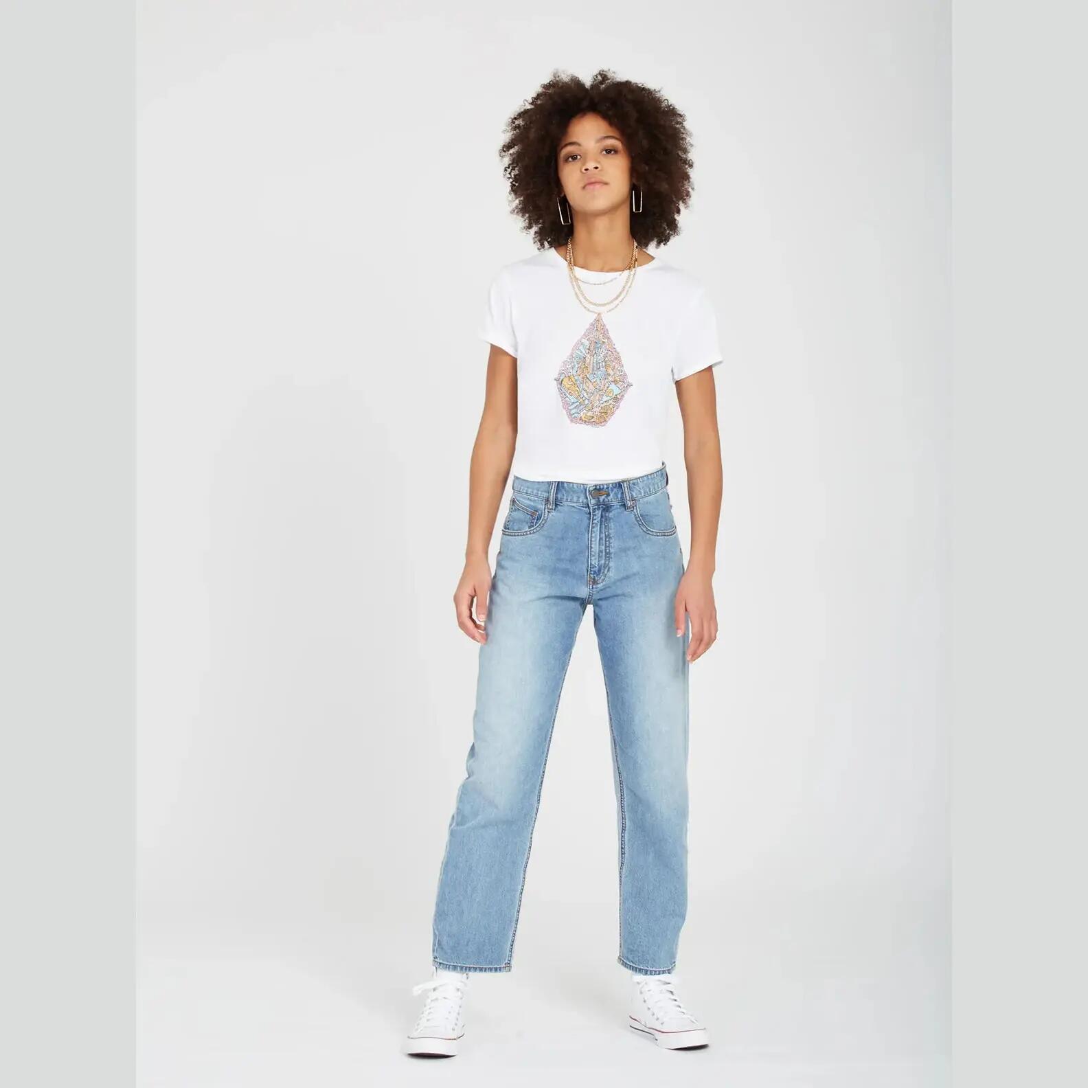 T-shirt Volcom Radical Daze Branco 3/4