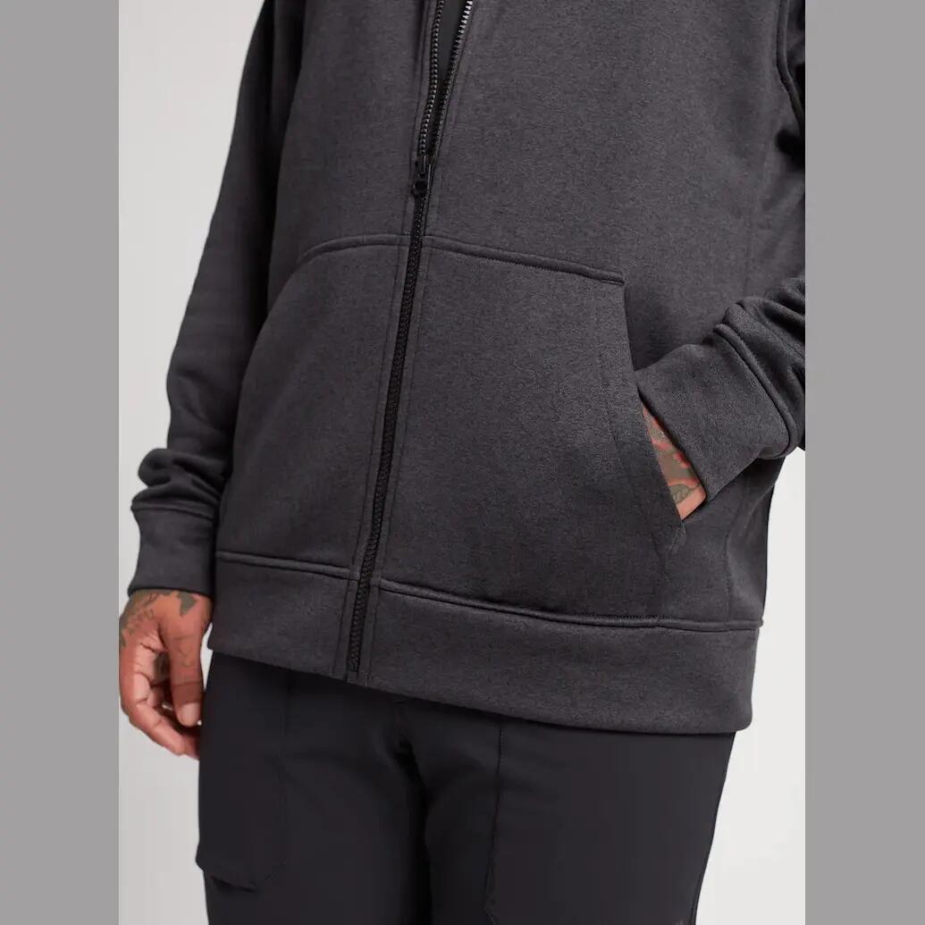 Felpa con cappuccio e zip snowboard Burton Oak Nero 2/4