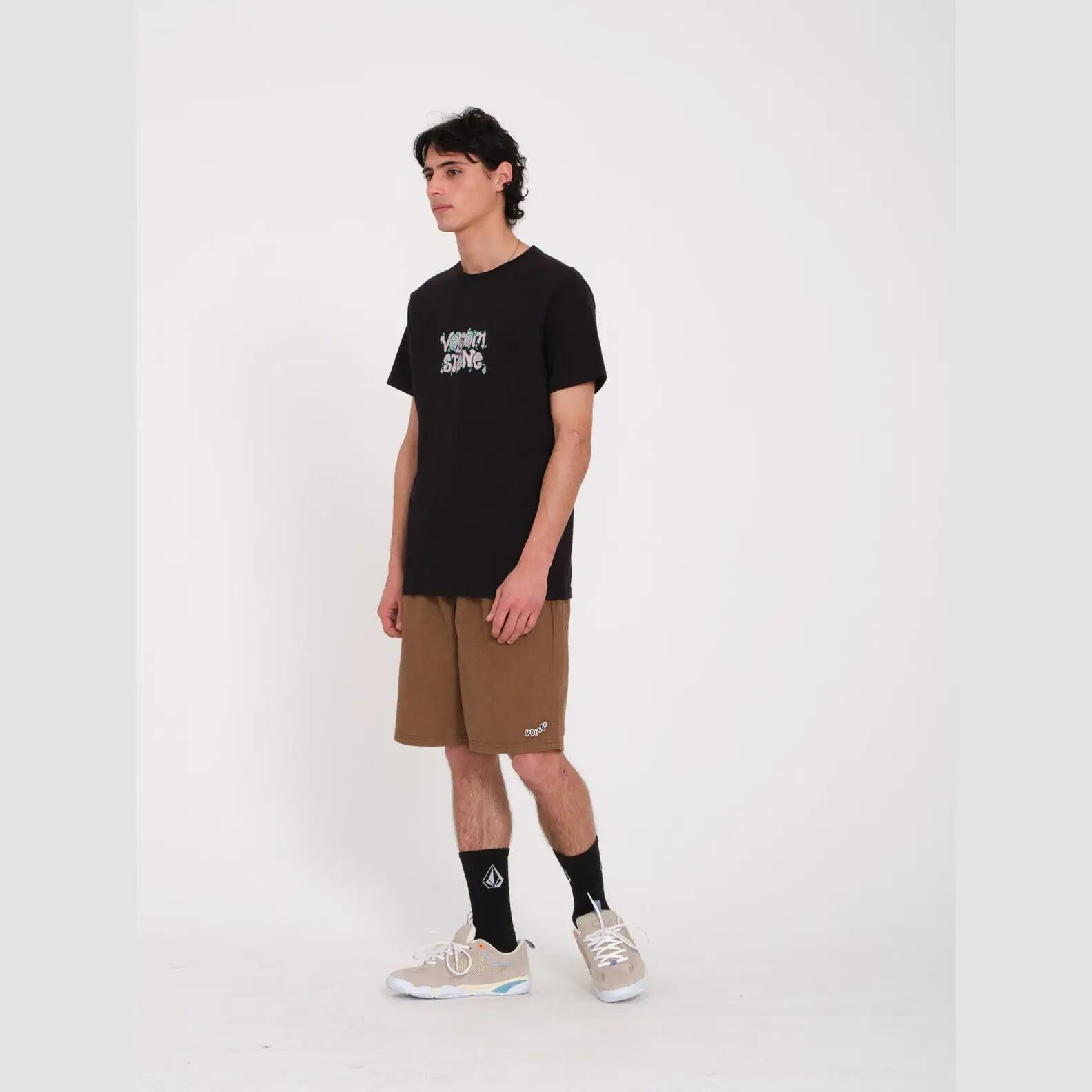 T-shirt Volcom Justin Hager In Type Preto 3/4