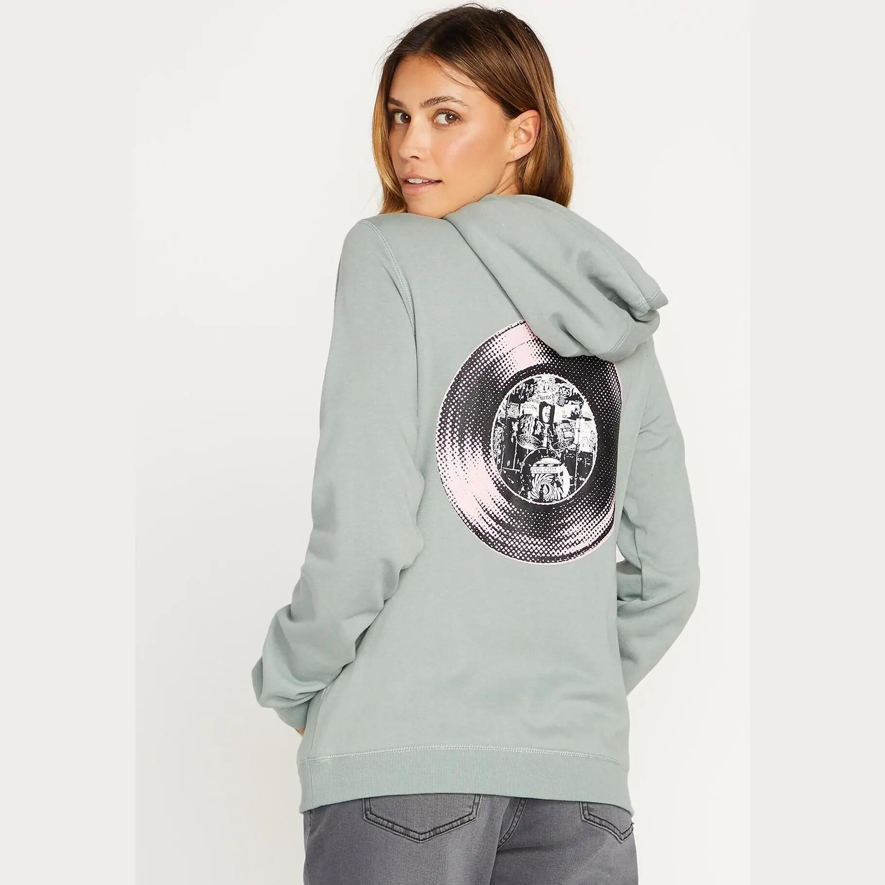 Sudadera con capucha Volcom Truly Deal Abyss Verde 2/2