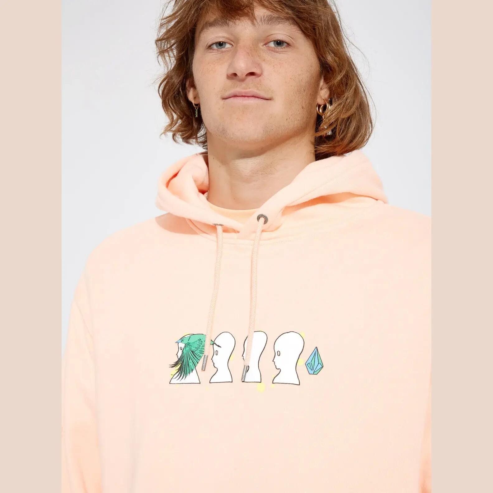 Volcom Ed Merlin Murray Kapuzenpullover Pfirsich 3/4