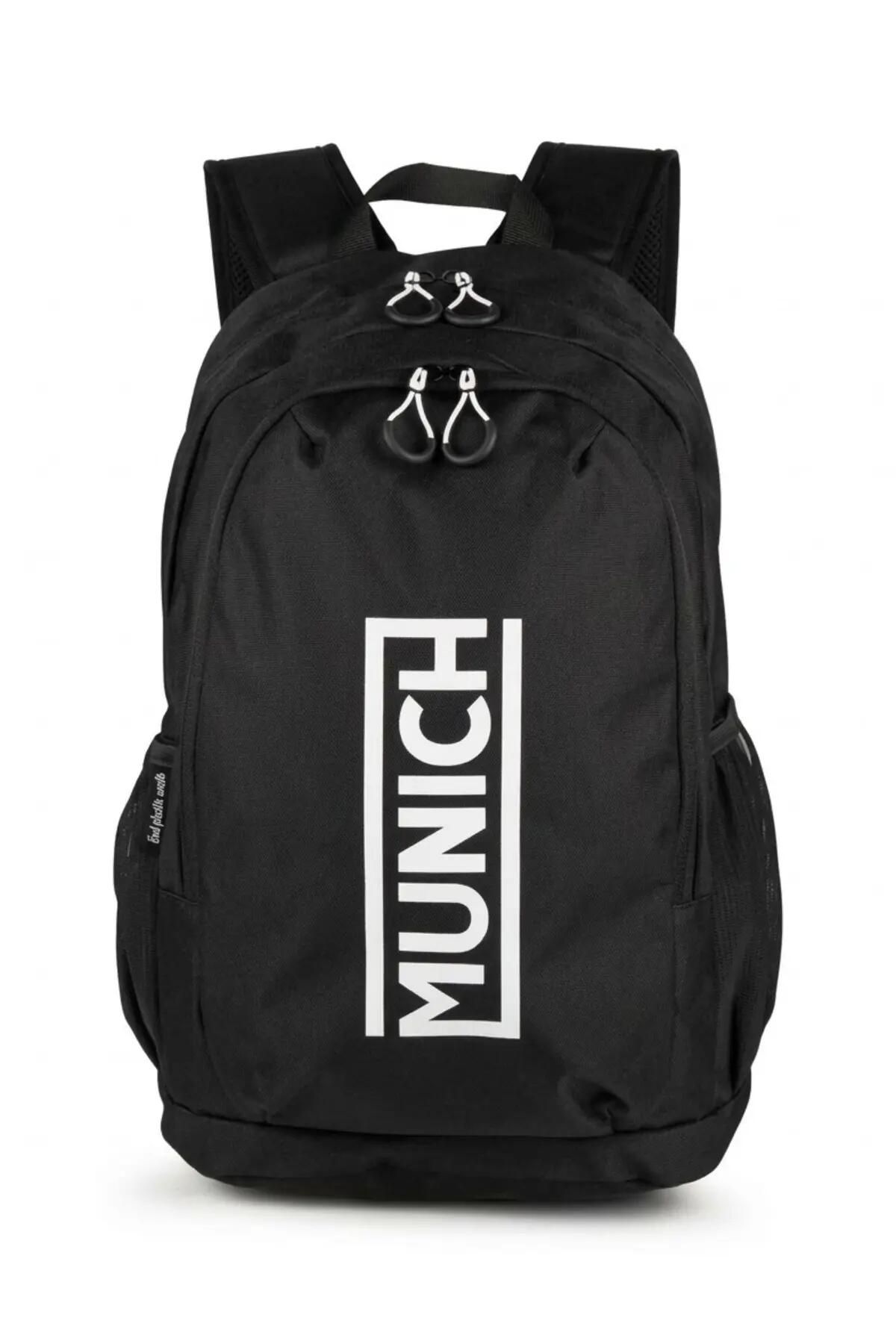 Mochila - Gym - Unisex - 22 L - Munich Gym Sport - Negro/Blanco 4/5