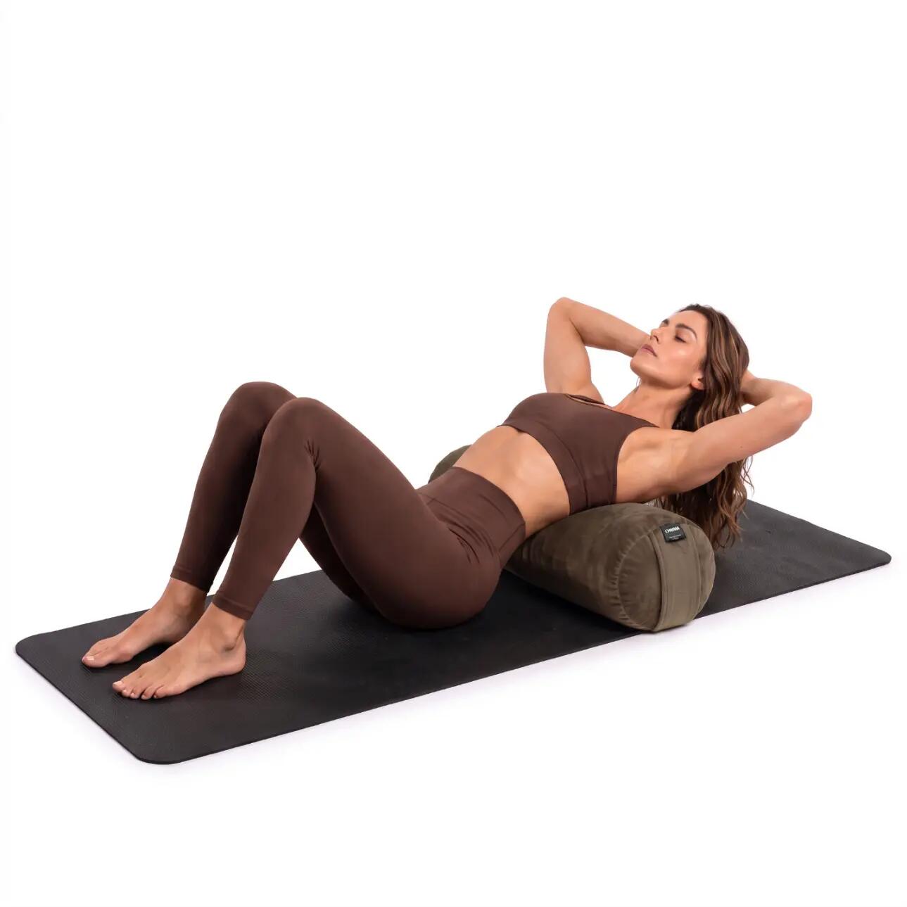Rullo da yoga Bolster Omm Yoga - Beige 5/6