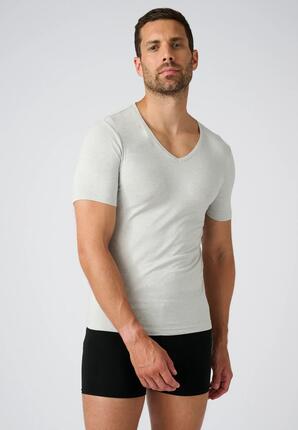 T-shirt manches courtes col V thermique Thermolactyl Sensitive