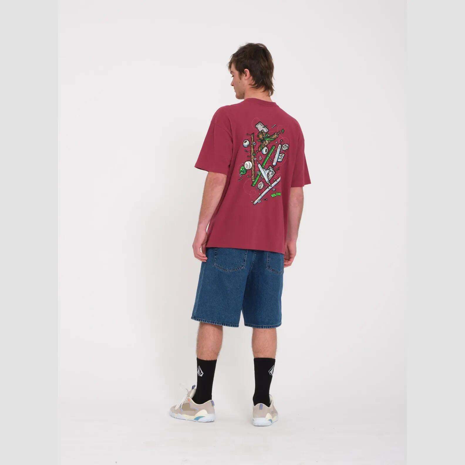 T-shirt Volcom Todd Bratrud Ameixa Purple 4/4
