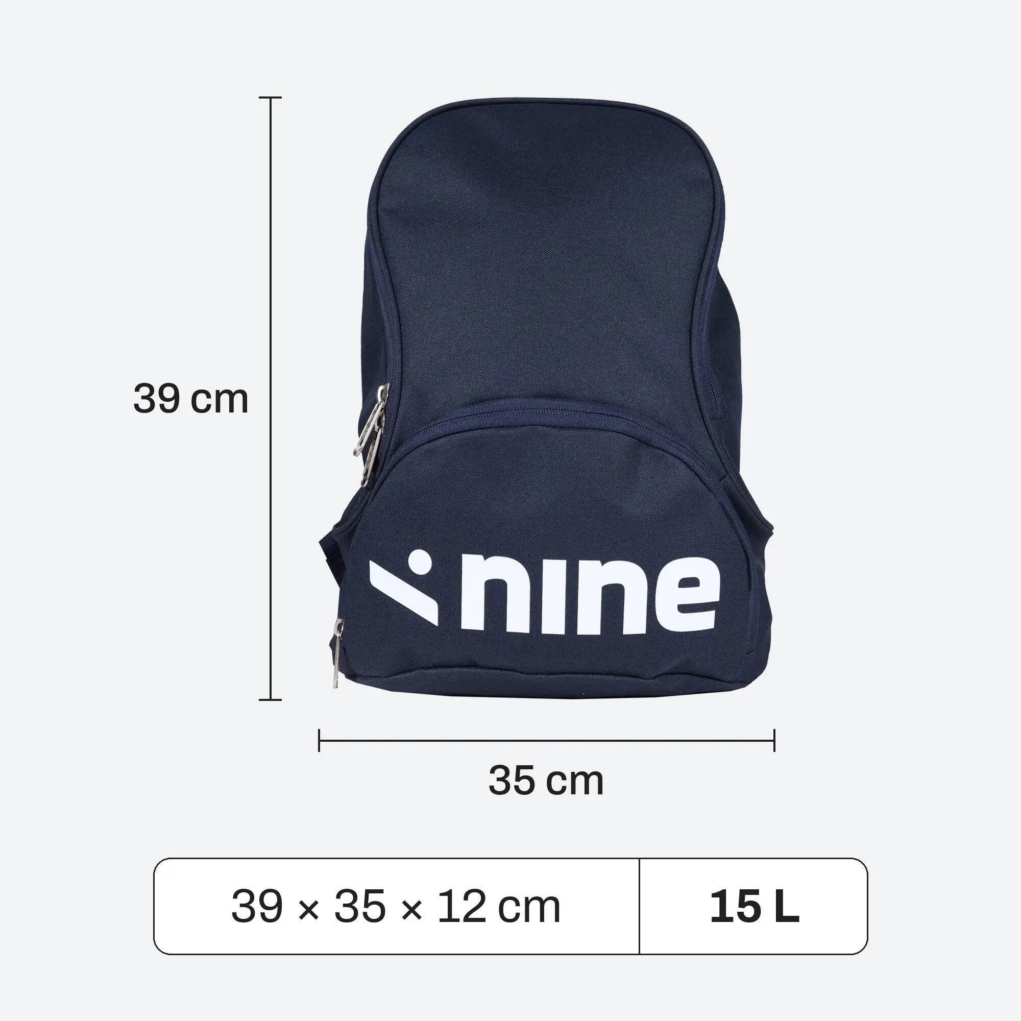 Petit sac à dos sport volley avec compartiment chaussures 15 L RIVA bleu marine 6/6
