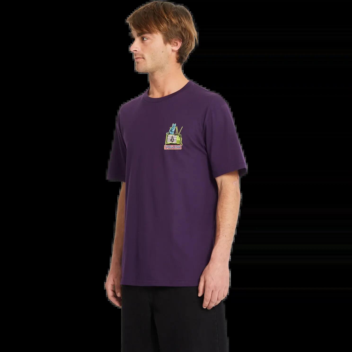 Camiseta Volcom Catv BSC Grape Púrpura 8/8