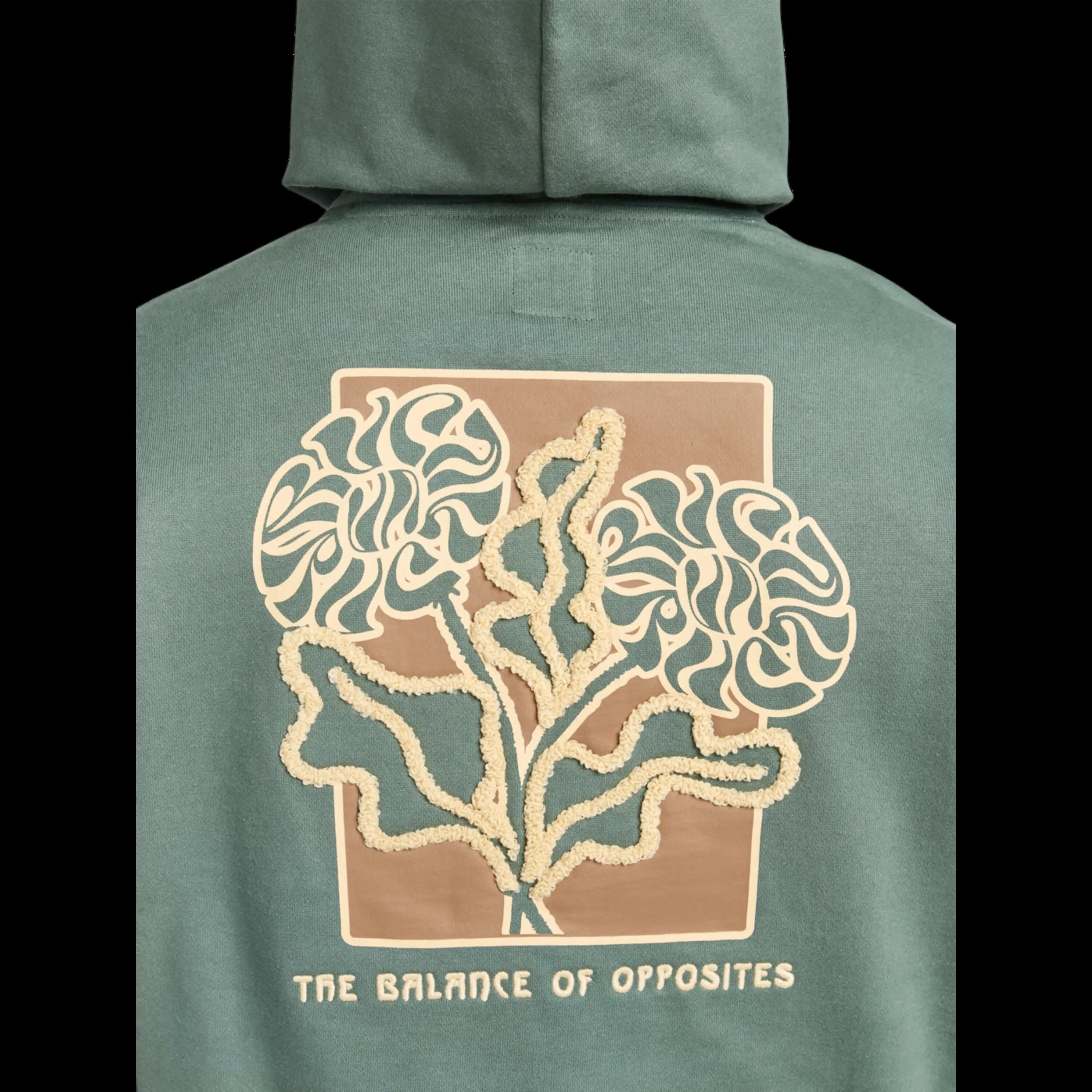RVCA Flower Balance Kapuzenpullover Grün 4/4