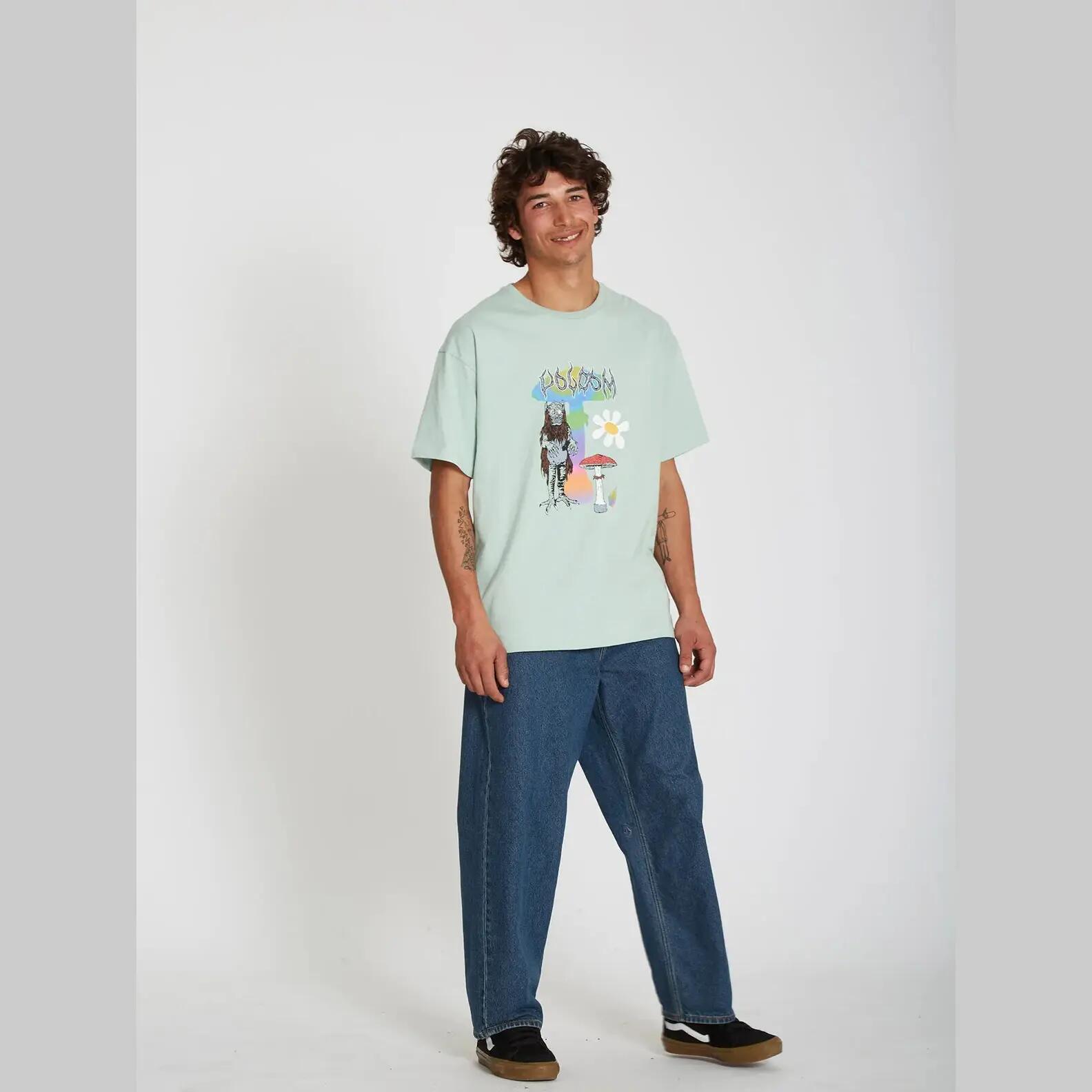 Maglietta Volcom Chrissie Abbott Verde Lichen 4/4