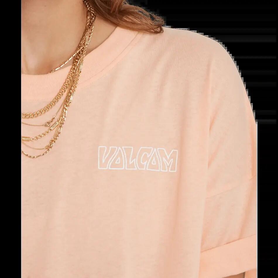 T-shirt Volcom Voltrip Coral Rosa 3/3