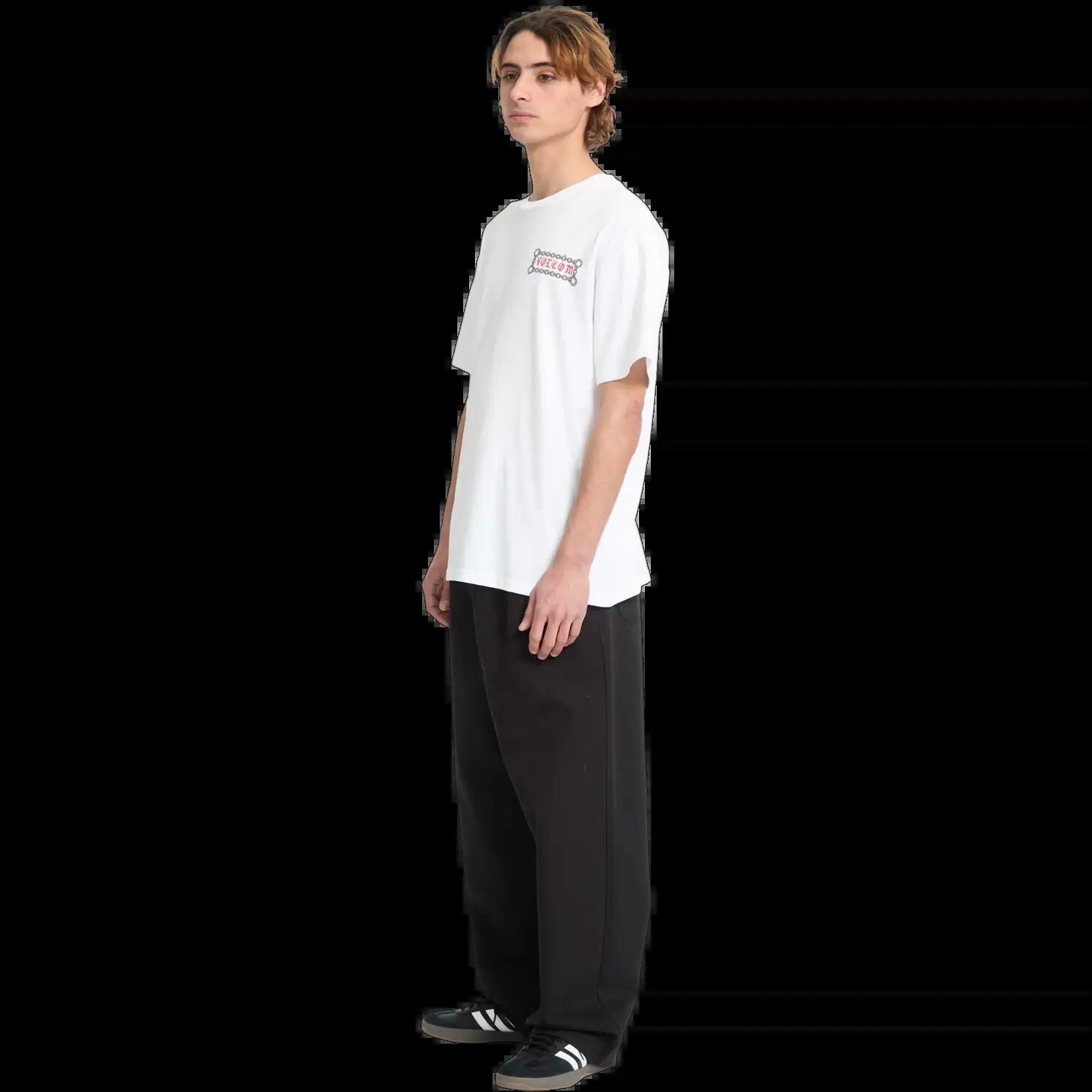 Maglietta Volcom Fa Daniel Shepard Nero Bianco 5/6