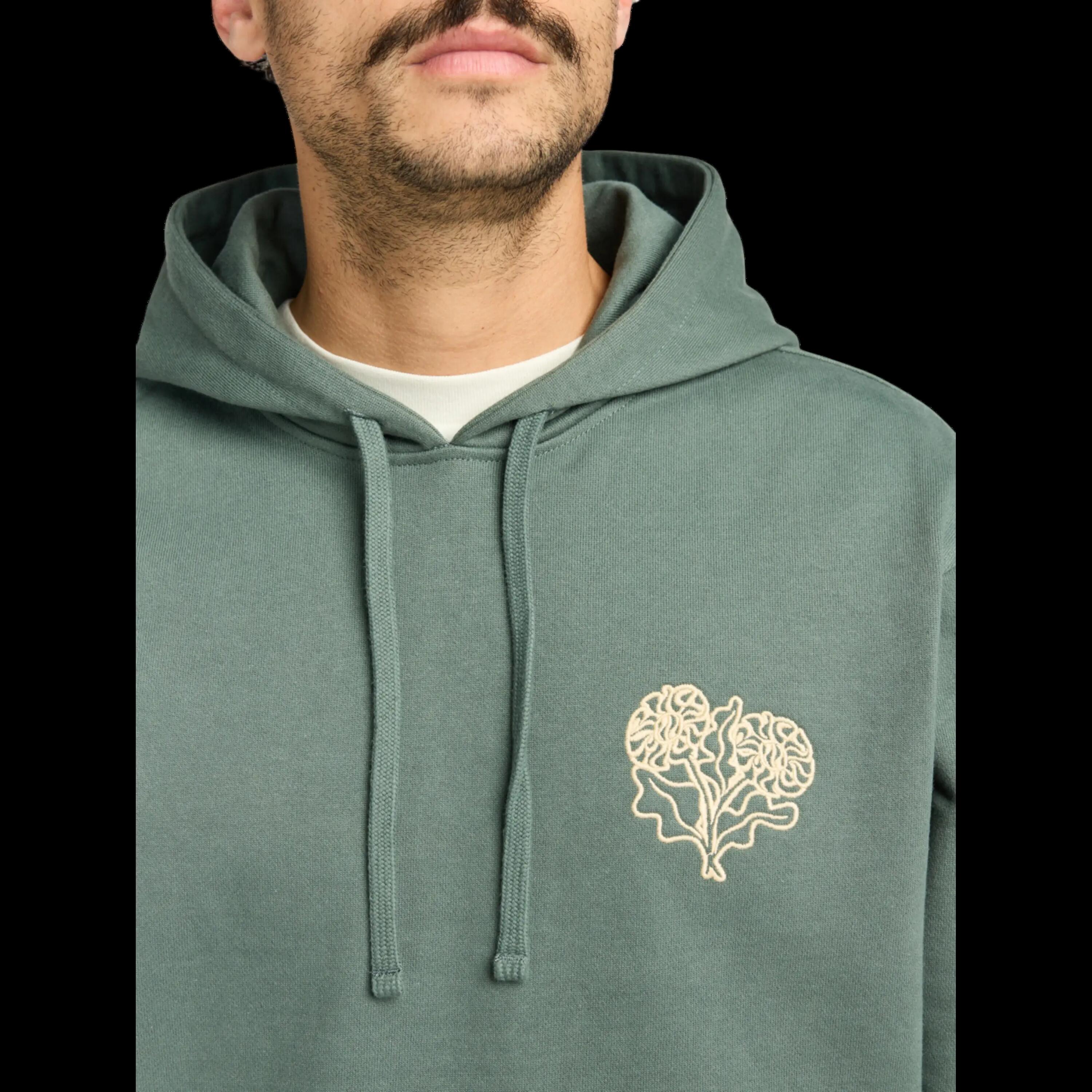 RVCA Flower Balance Kapuzenpullover Grün 3/4