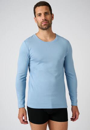 T-shirt thermique Thermolactyl manches longues, double face - Gris