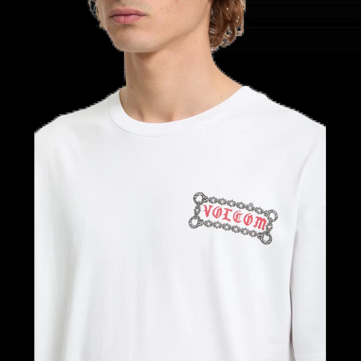 Maglietta Volcom Fa Daniel Shepard Nero Bianco 3/6