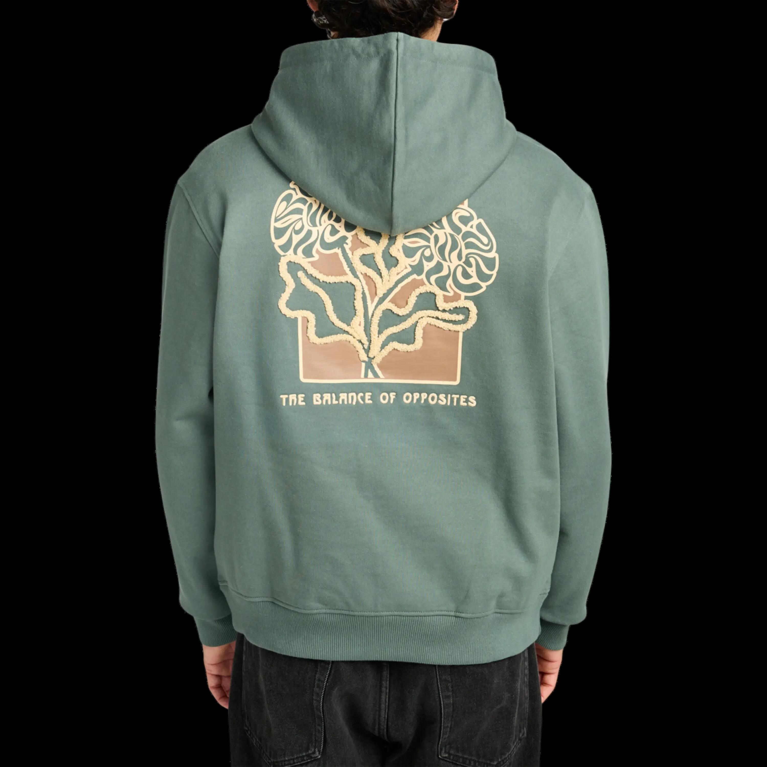RVCA Flower Balance Kapuzenpullover Grün 2/4