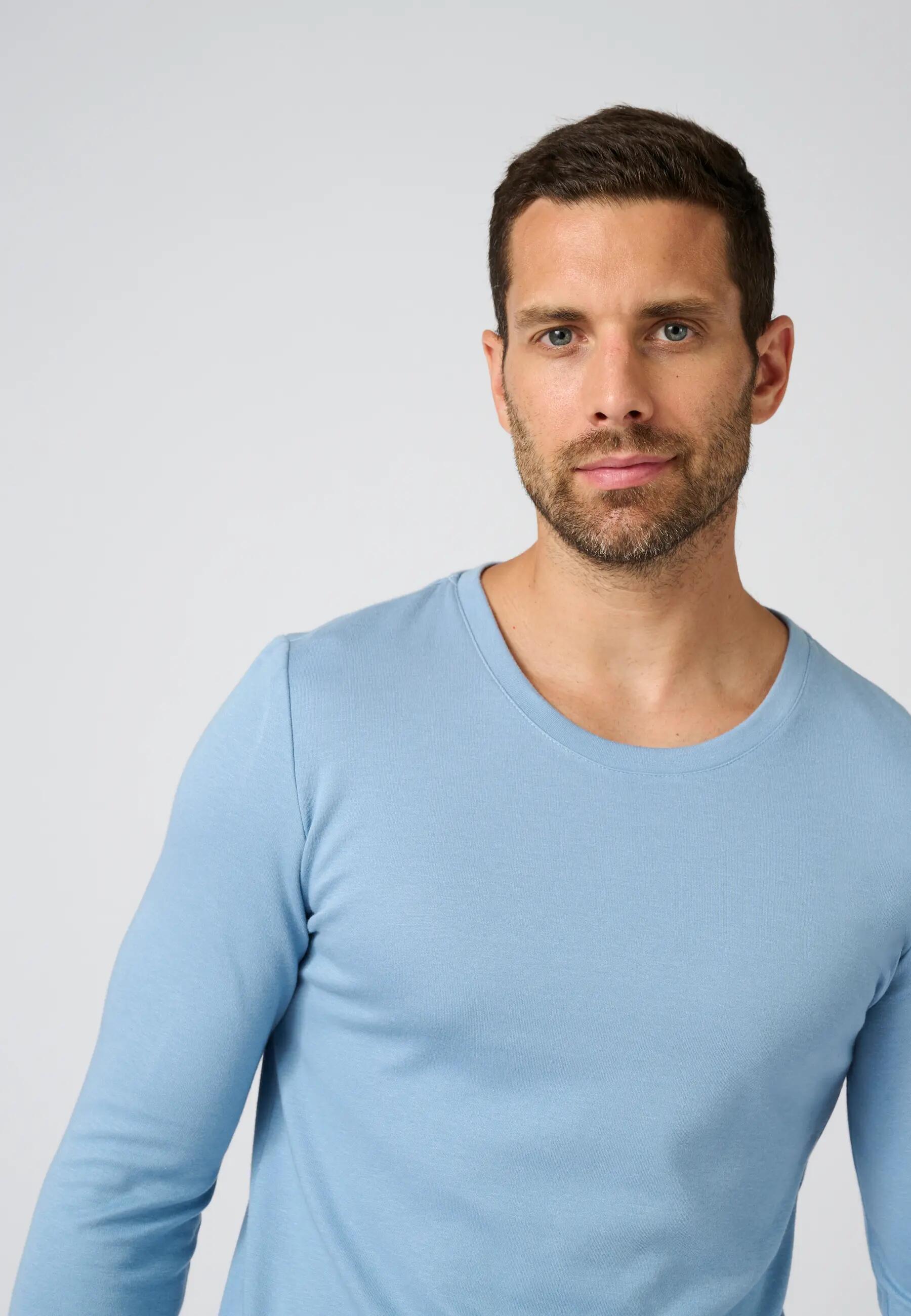 T-shirt thermique Thermolactyl manches longues, double face - Bleu 4/5