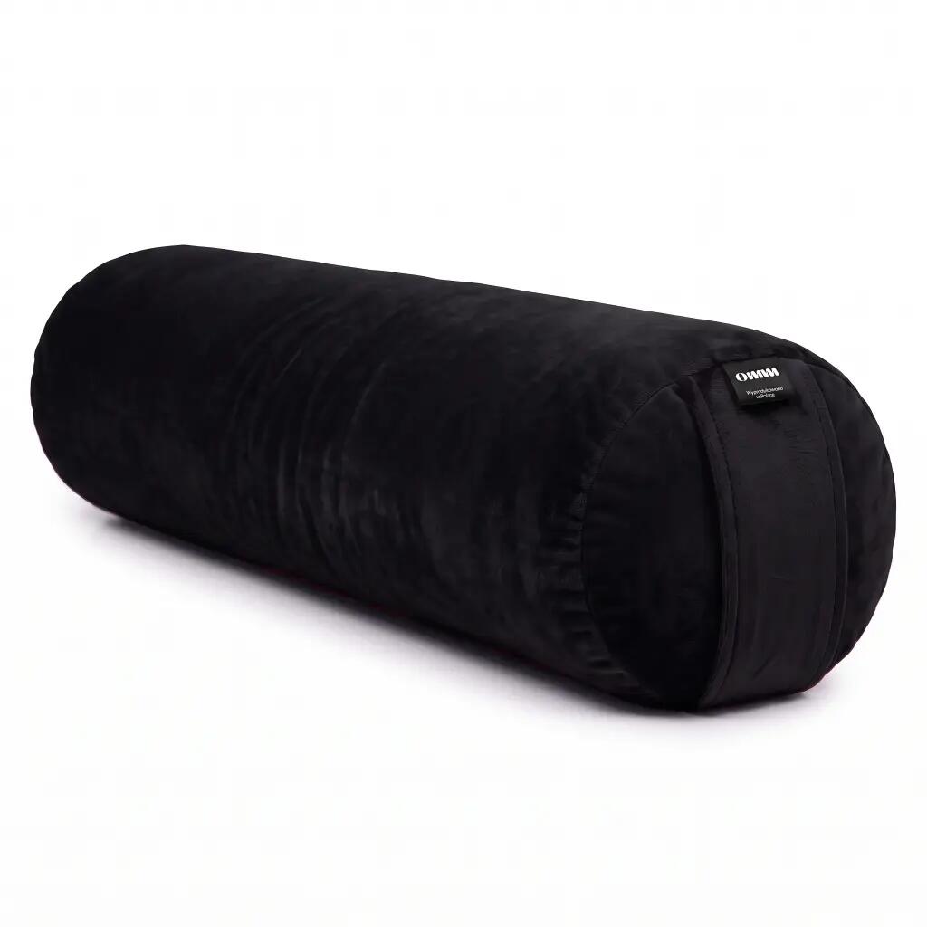 Йога валяк Omm Yoga Bolster - черен