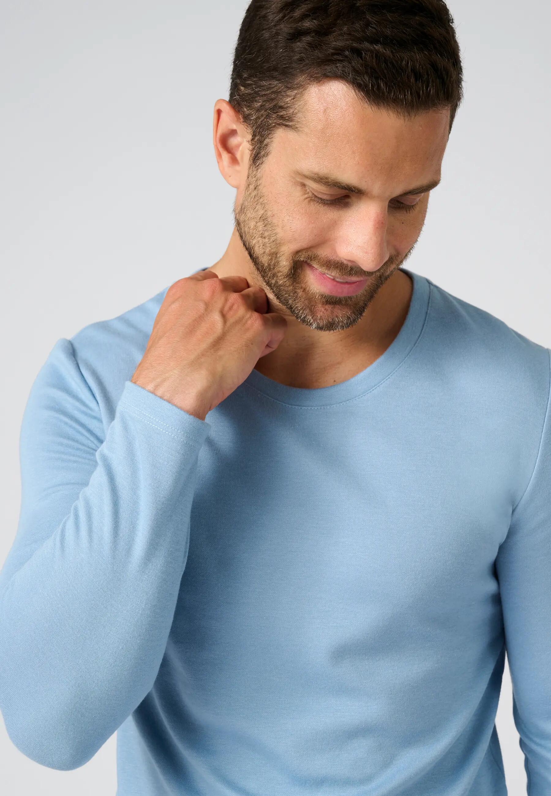 T-shirt thermique Thermolactyl manches longues, double face - Bleu 2/5