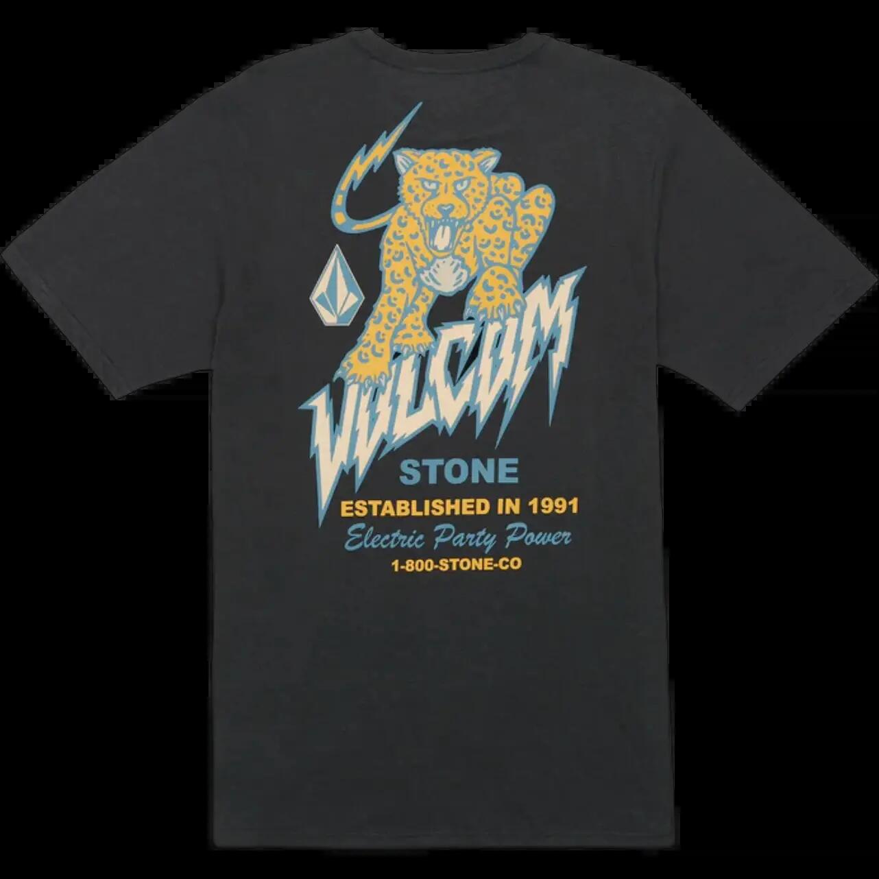 T-shirt Volcom Meow Nero 2/2