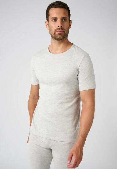 T-shirt thermique Thermolactyl manches courtes maille interlock - Gris